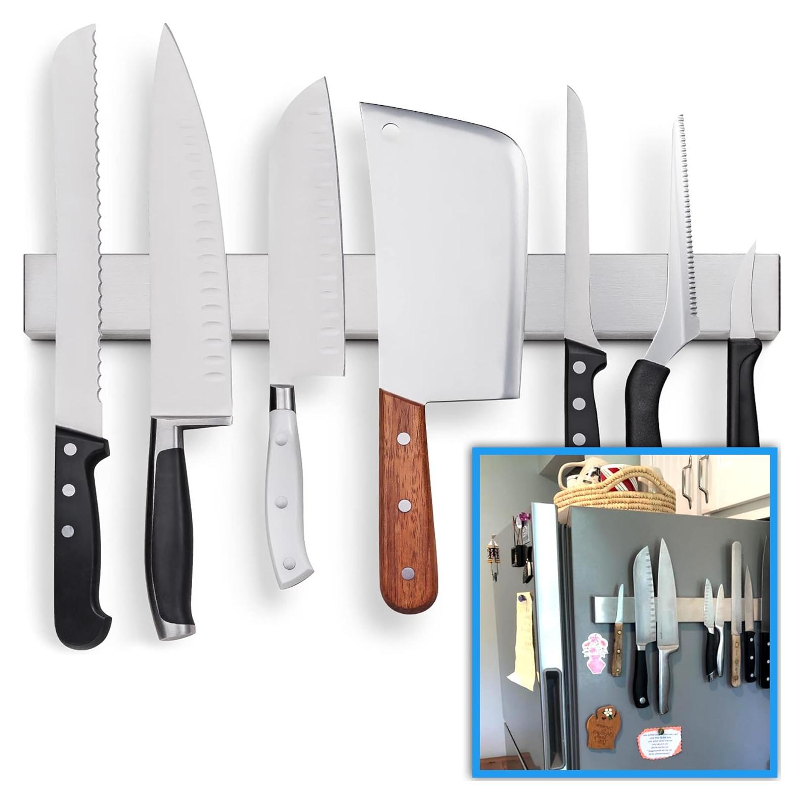 Soporte Magnético para Cuchillos HMmagnets 43 cm Acero Inoxidable