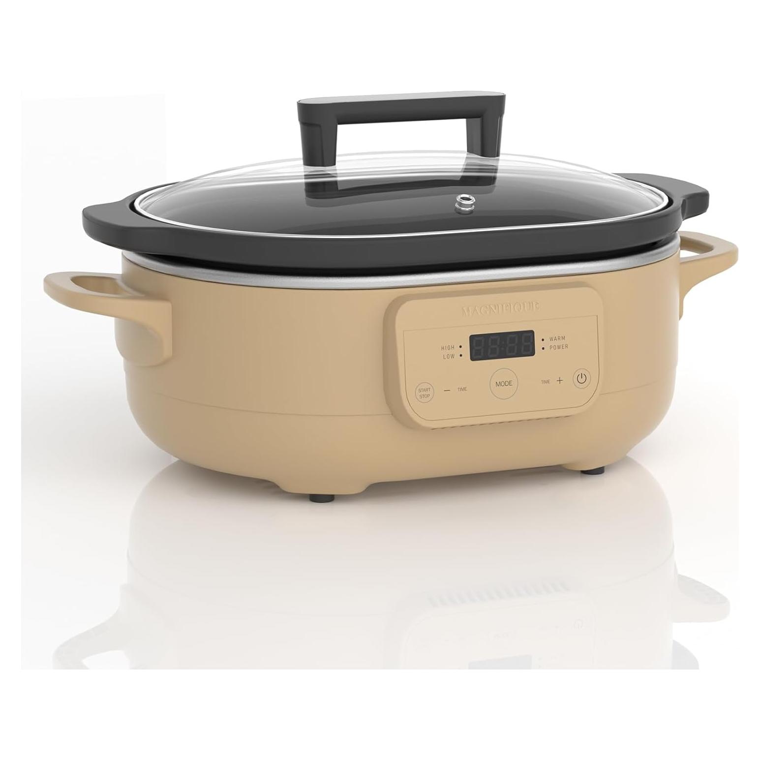 Olla de Cocción Lenta Programable Indy Vac 6 Cuartos Antiadherente