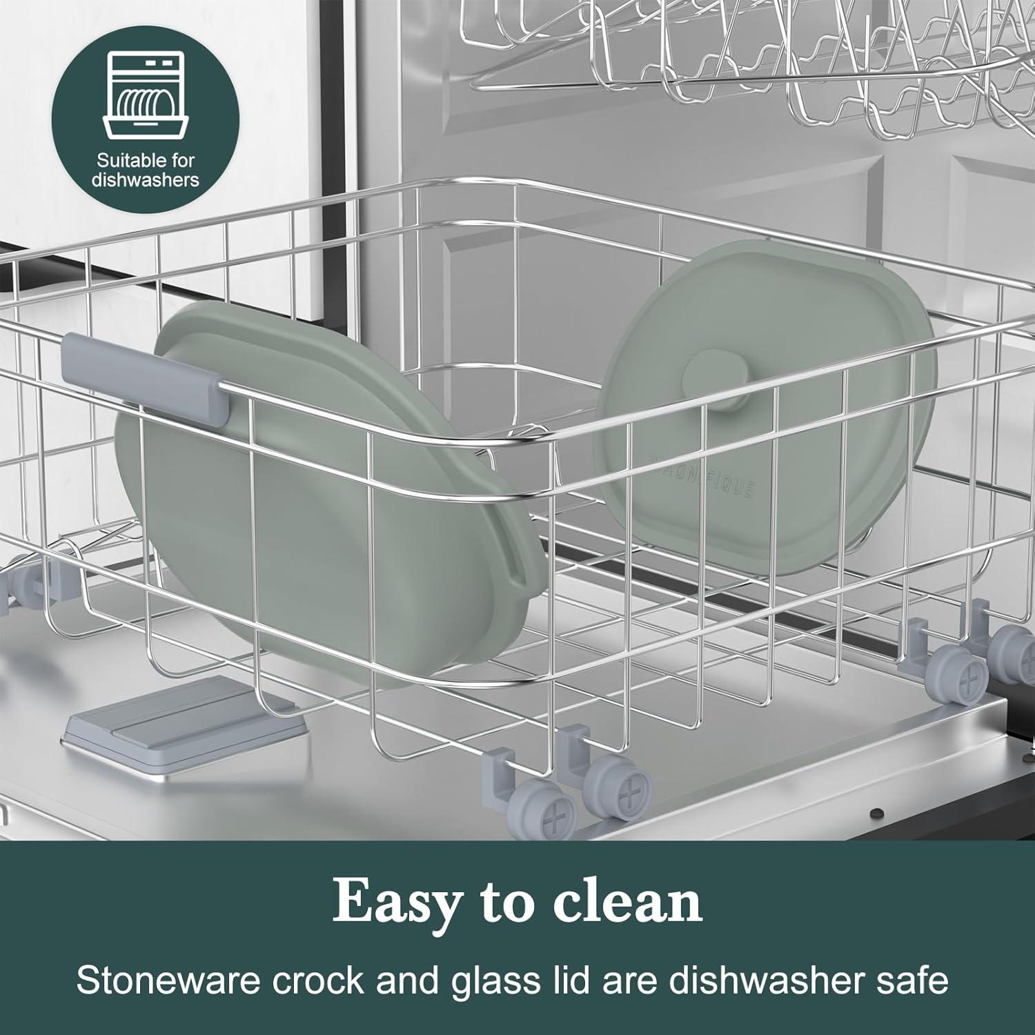 Olla de cocción lenta programable INDY VAC 4QT Oliva 8 en 1