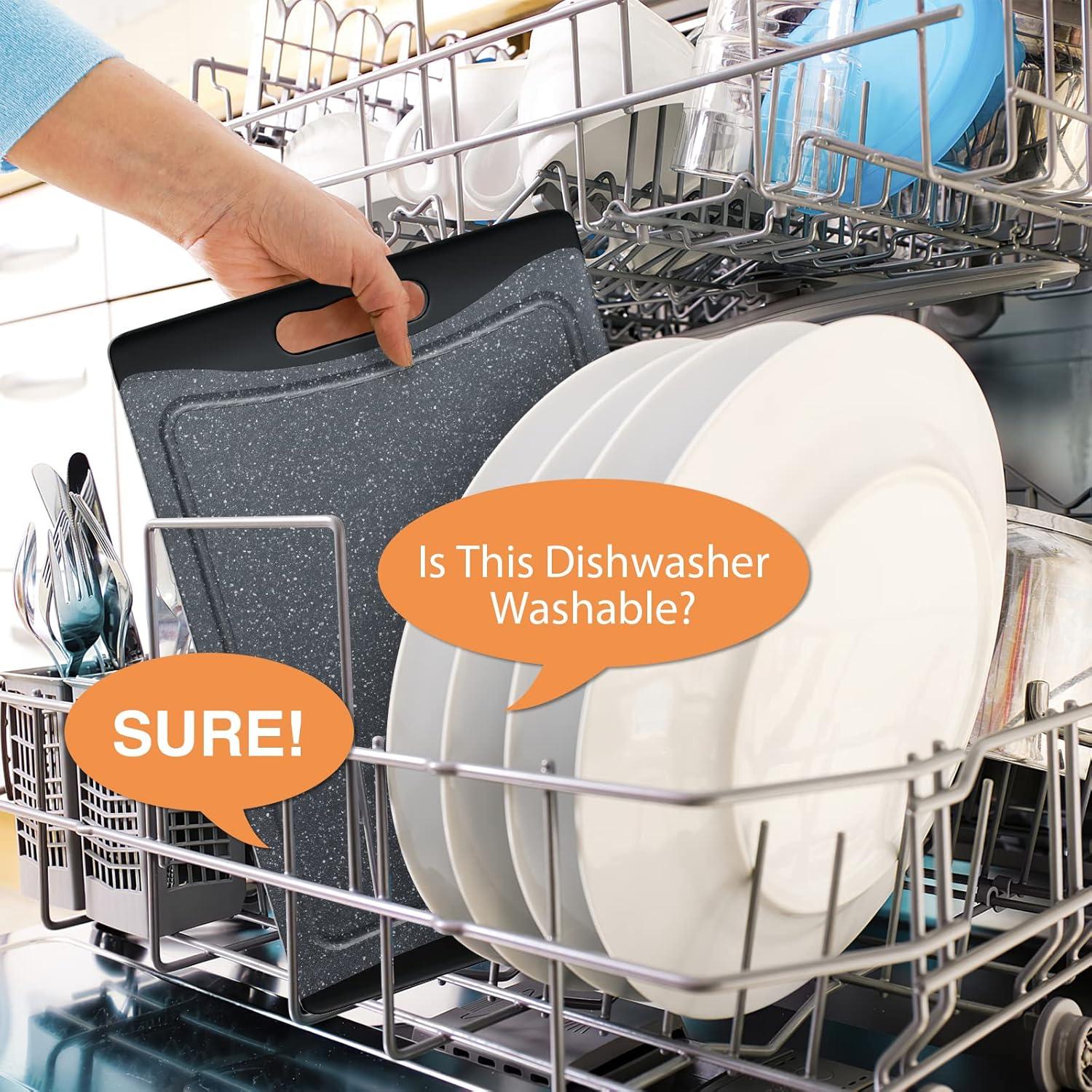 Juego de 3 Tablas de Cortar Empune de Plástico Antideslizantes