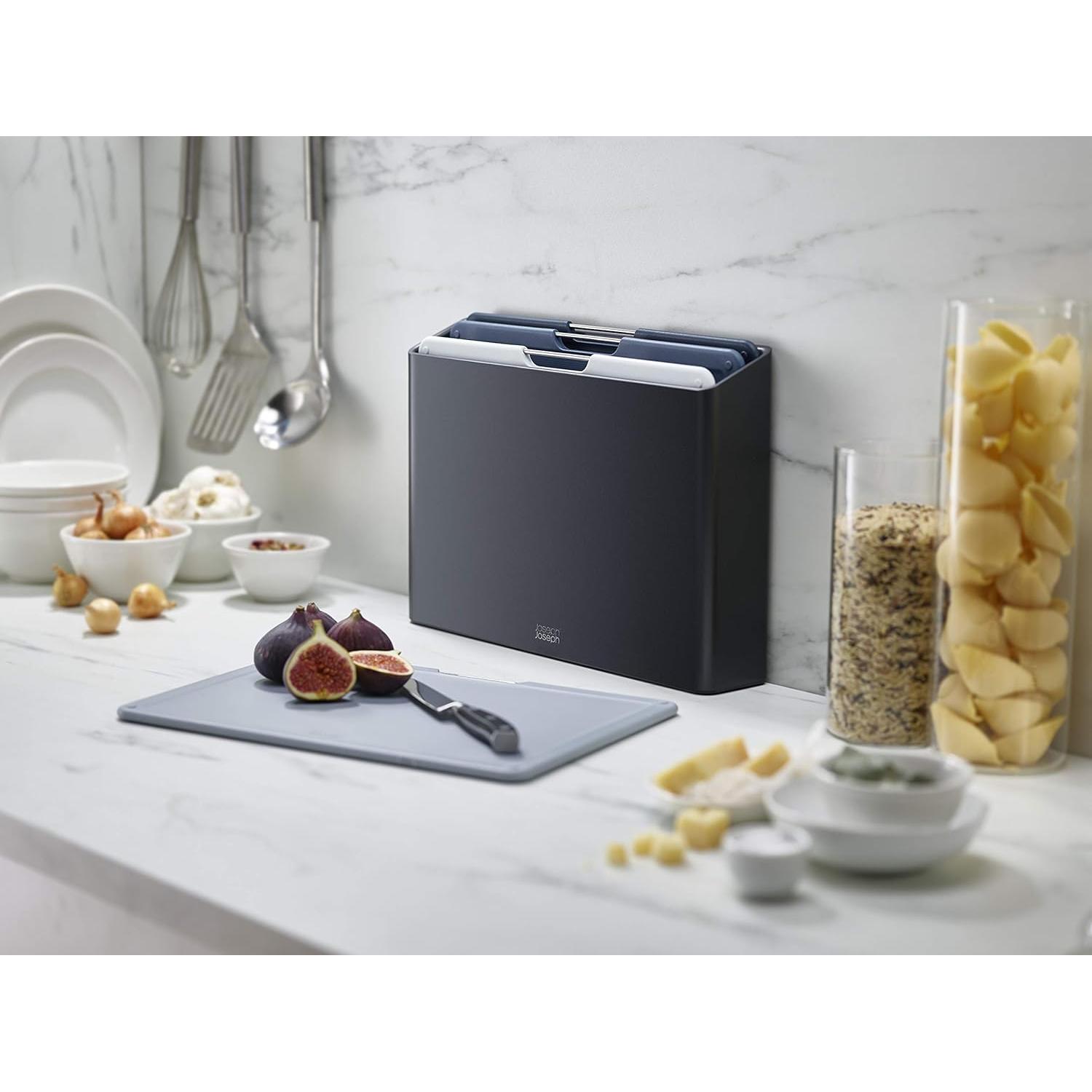 Conjunto de tablas de cortar 4 piezas Joseph Joseph Grafito