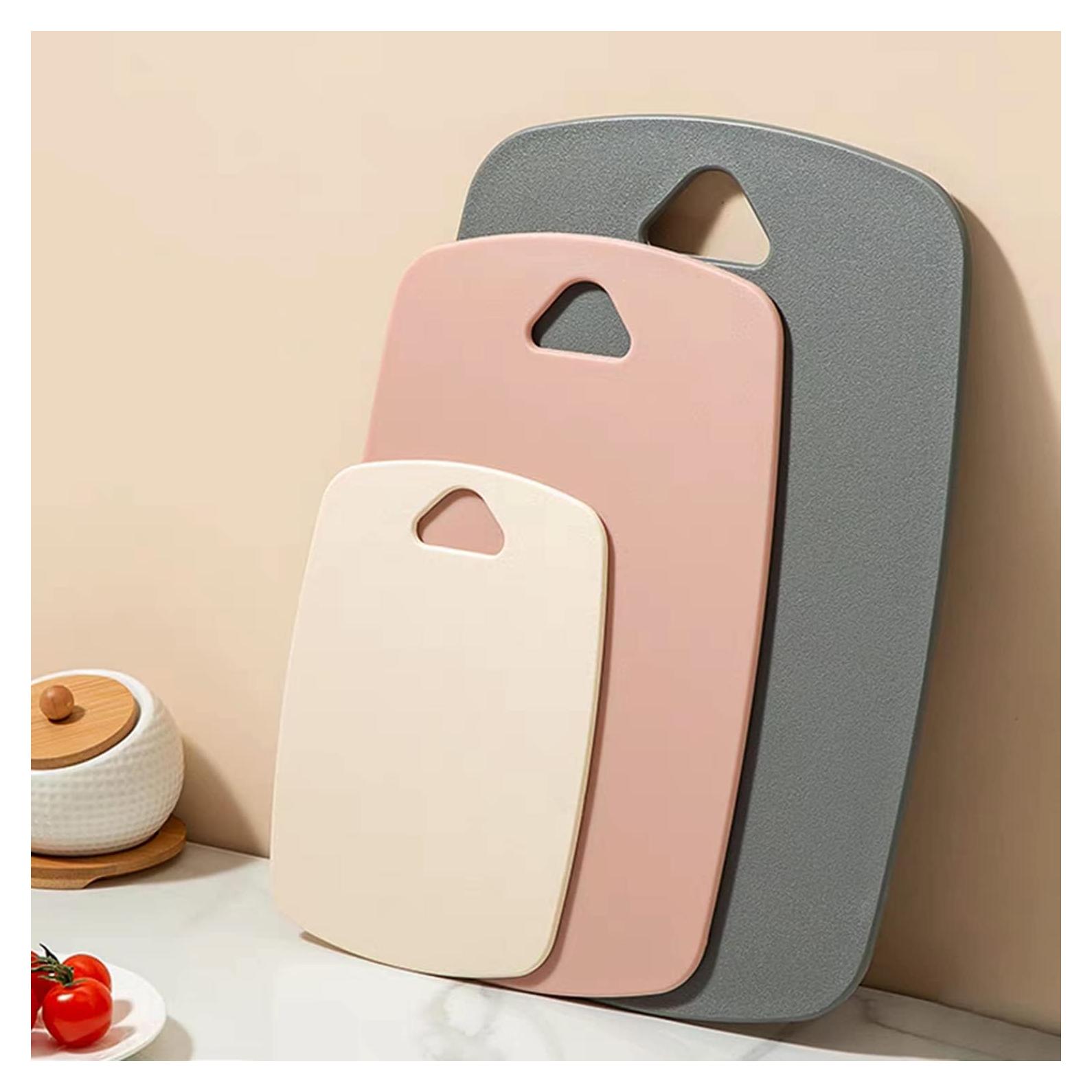 Juego de 3 Tablas de Cortar BanYakong de Plástico Rosa