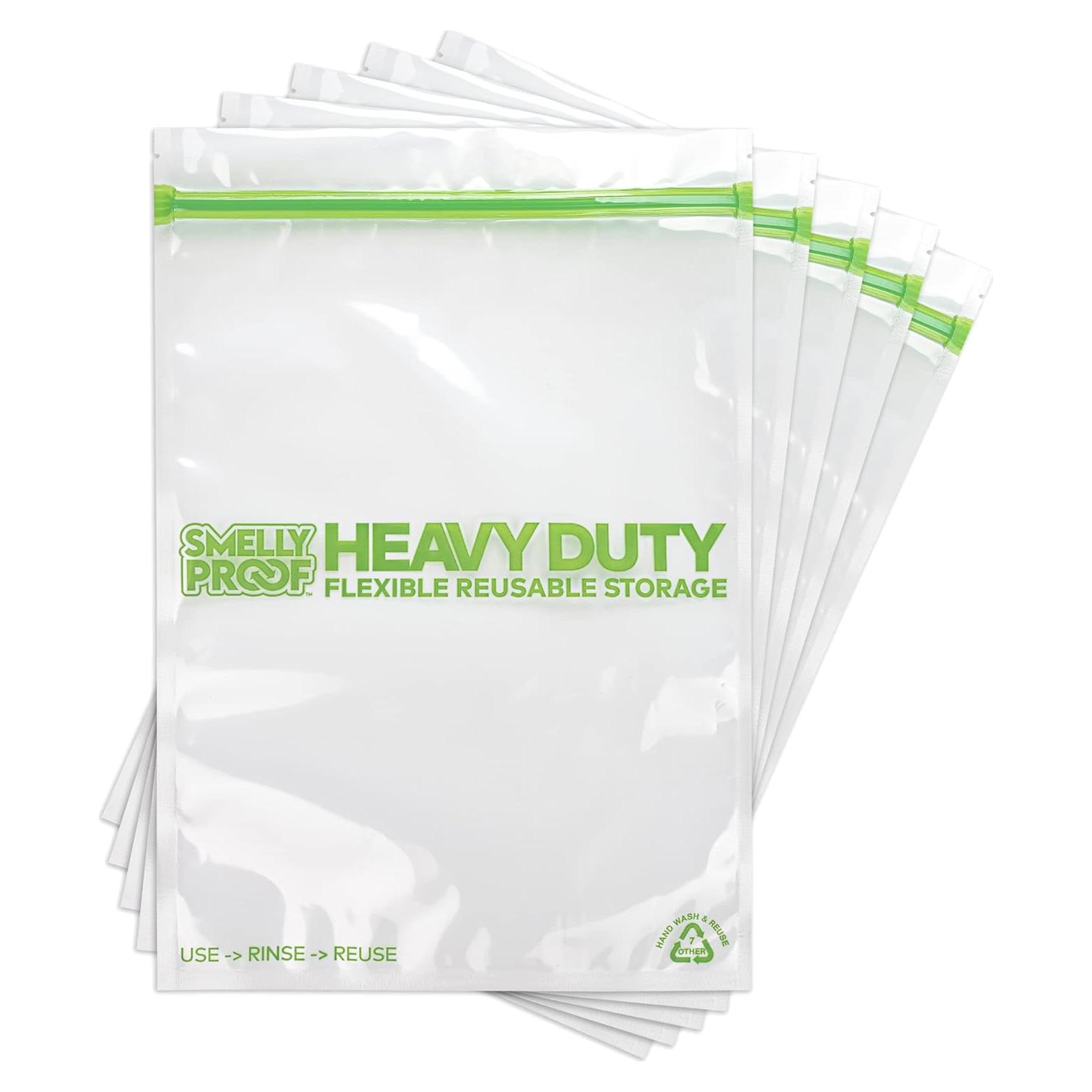 Bolsas Reutilizables Smelly Proof 2 Galones 5pk Resistentes