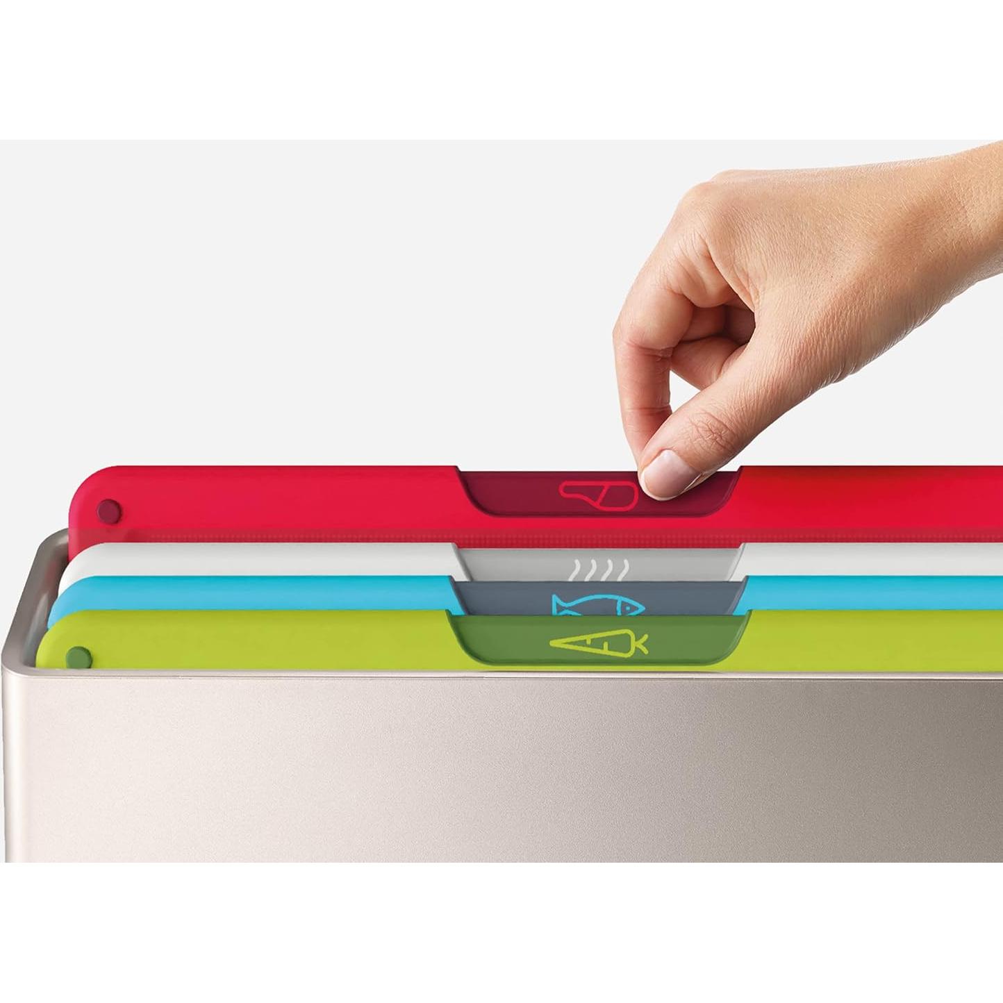 Set de 4 Tablas de Cortar Antideslizantes Joseph Joseph