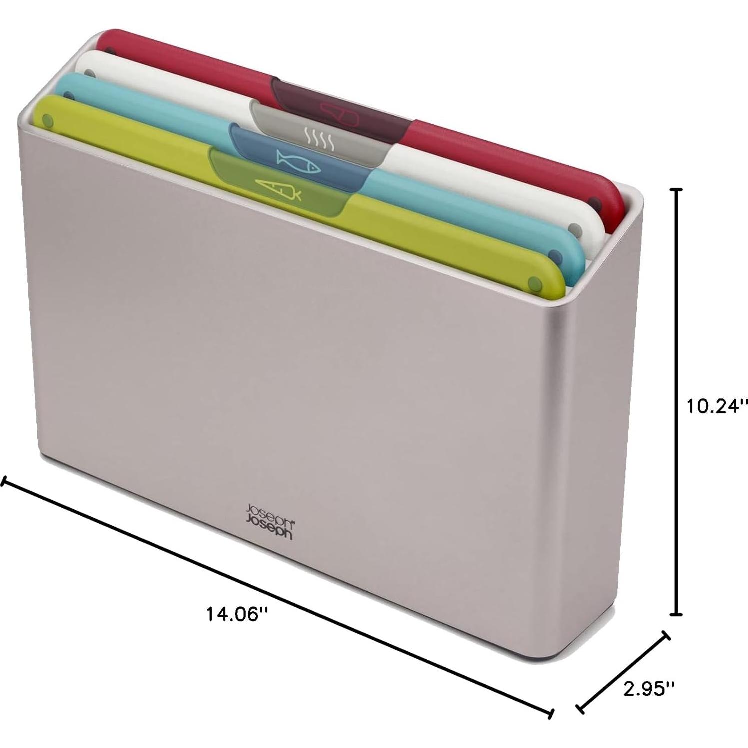 Set de 4 Tablas de Cortar Antideslizantes Joseph Joseph