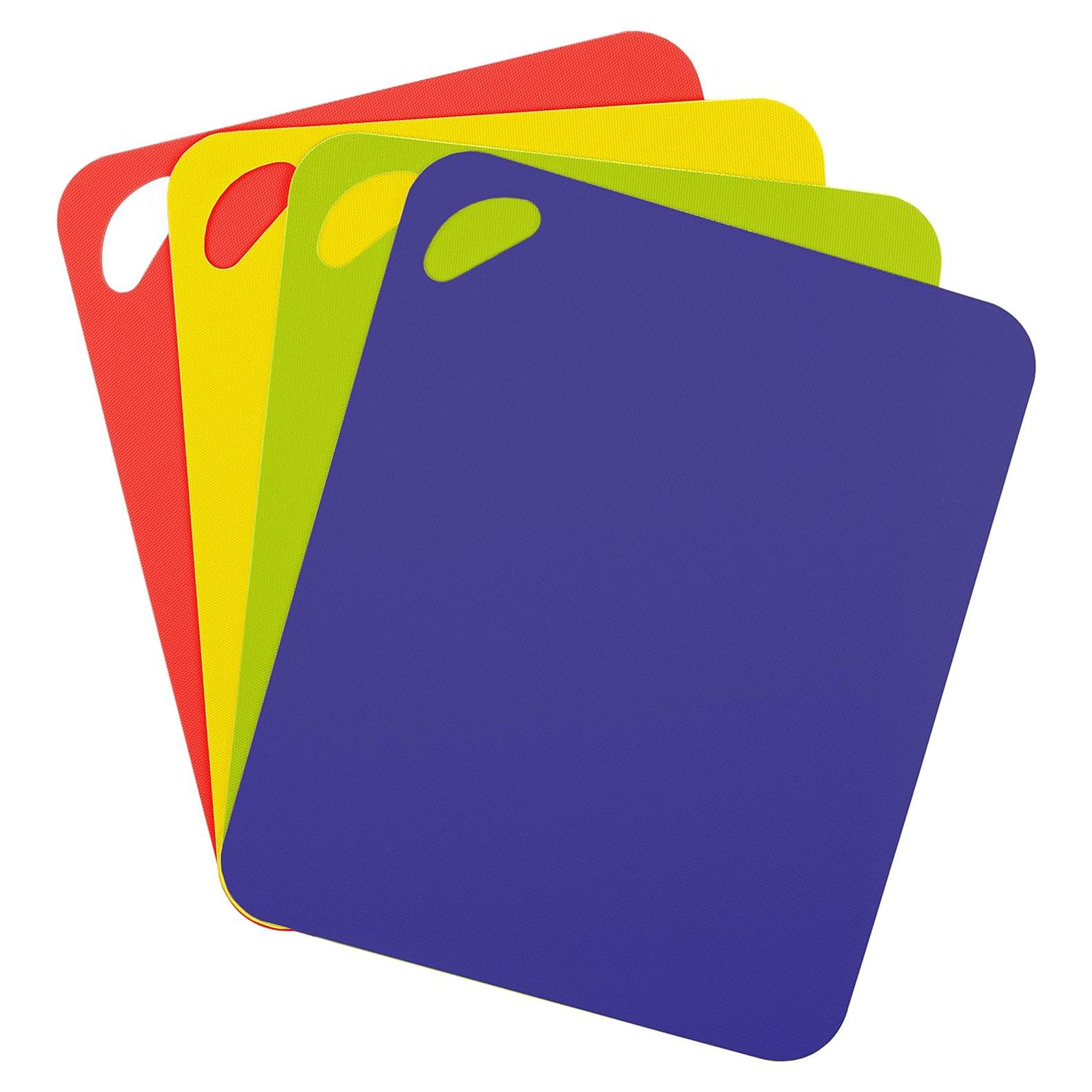 Conjunto 4 Tablas de Cortar Dexas Grippmat Antideslizantes