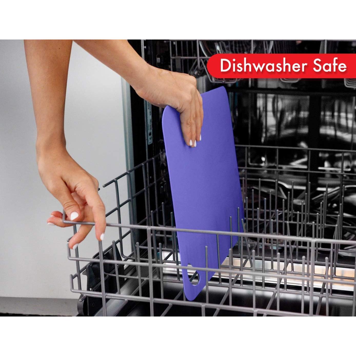 Conjunto 4 Tablas de Cortar Dexas Grippmat Antideslizantes