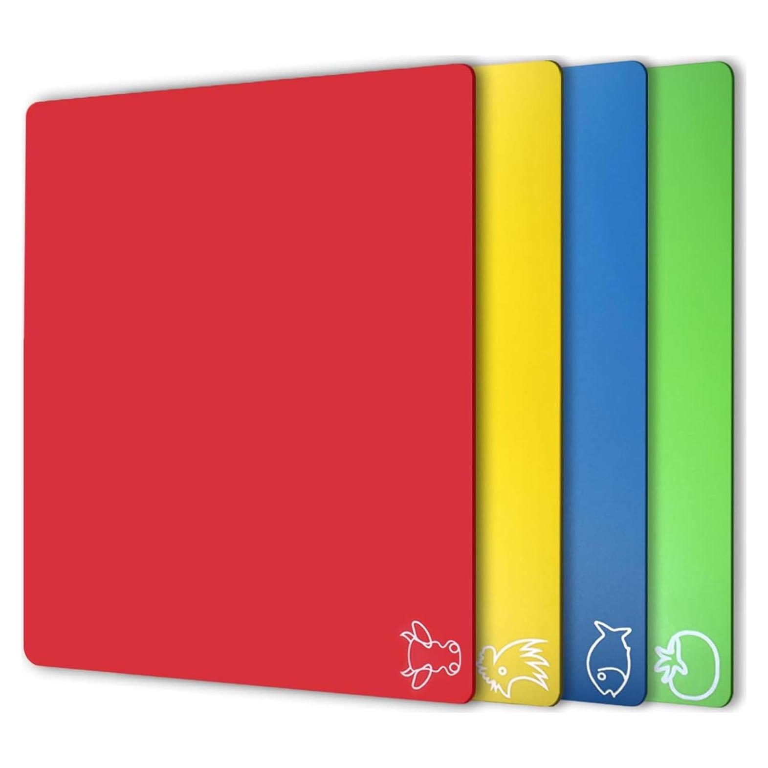 Tablas de Cortar Flexibles Fotouzy 4 Piezas Antideslizantes