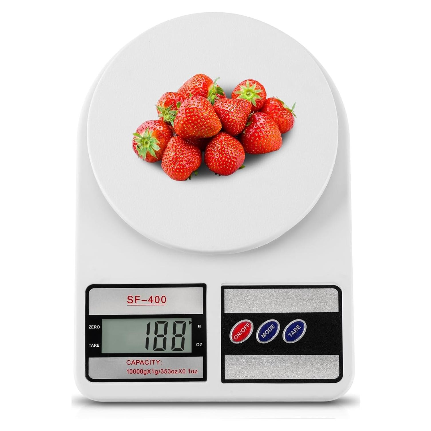 Báscula de Cocina Digital Partyreal 10kg Acero Inoxidable