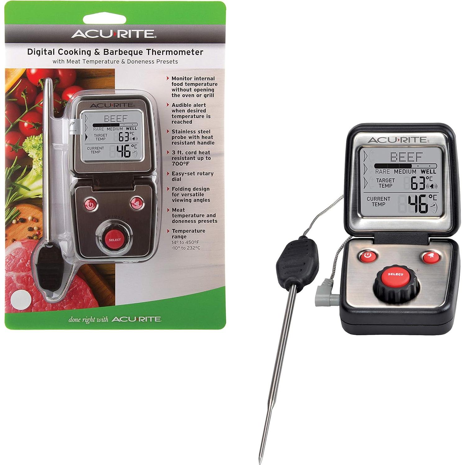 Termómetro Digital de Cocina AcuRite 00277 - Alta Precisión