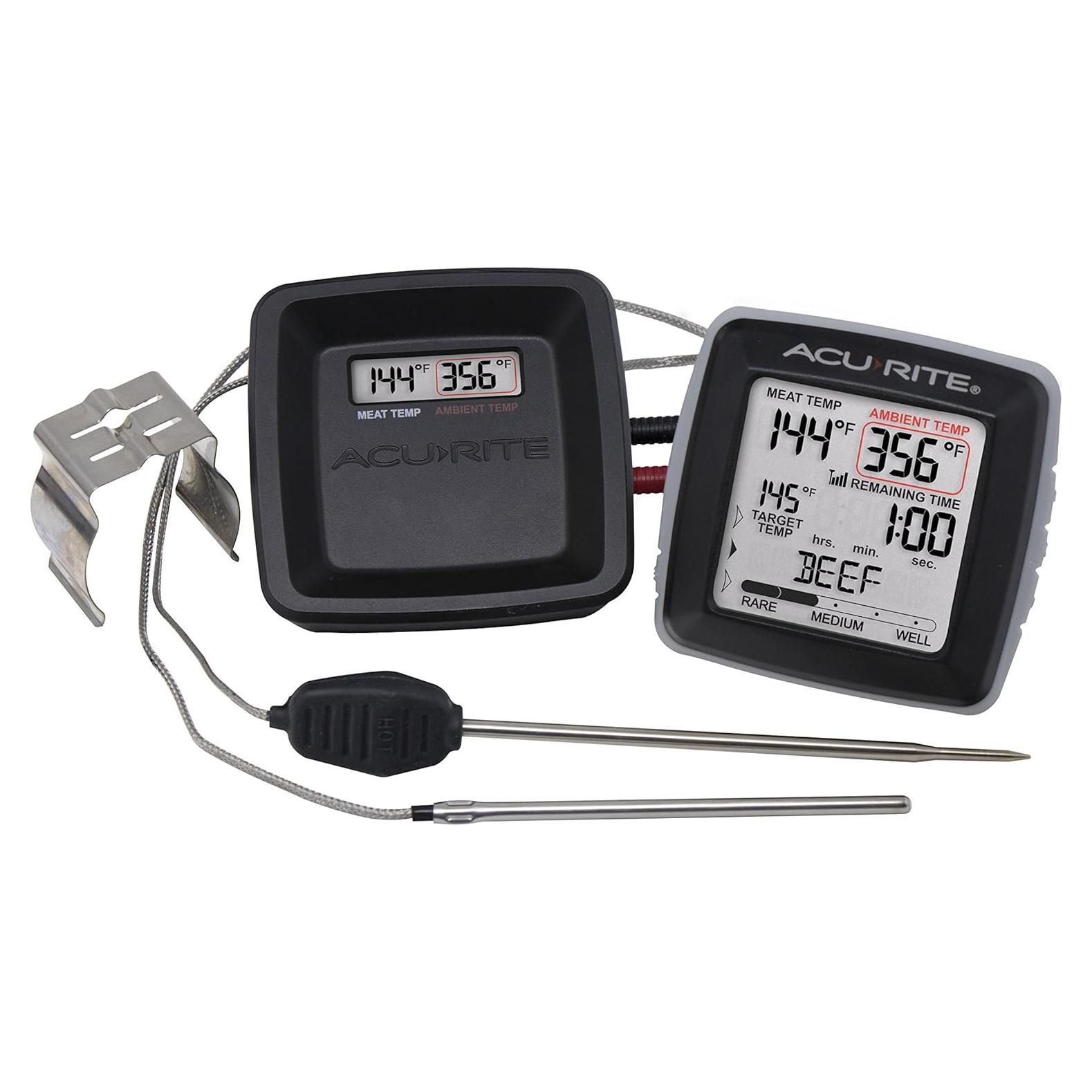 Termómetro Digital de Carne AcuRite 01185M Inalámbrico 8.41 cm