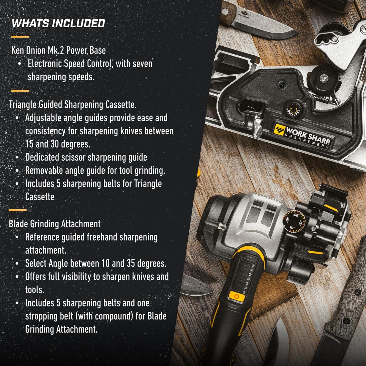 Afilador de cuchillos Work Sharp Ken Onion Elite Mk2 - 0.96 kg