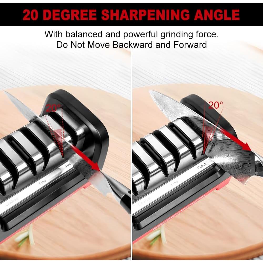 Afilador eléctrico de cuchillos TIQTAK 3 etapas 1.72 kg