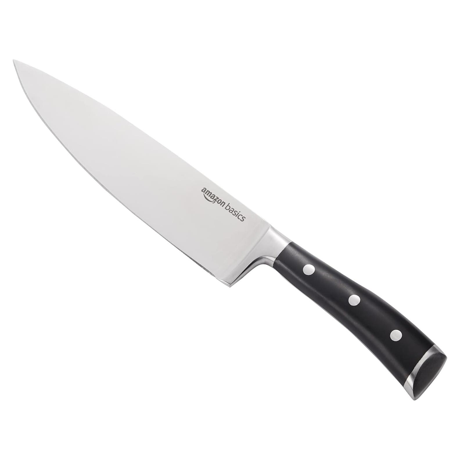 Cuchillo de Chef Amazon Basics 20.32 cm Acero Inoxidable