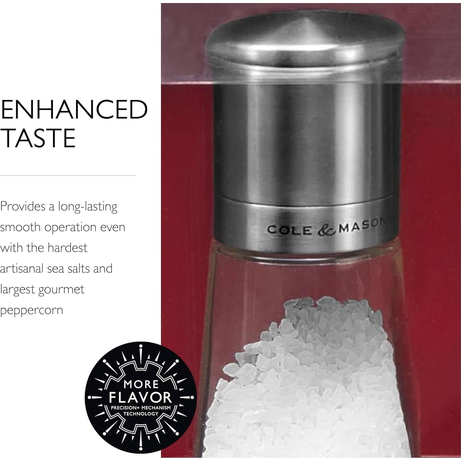 Conjunto de Molinillos de Sal y Pimienta Cole & Mason - Acero Inoxidable