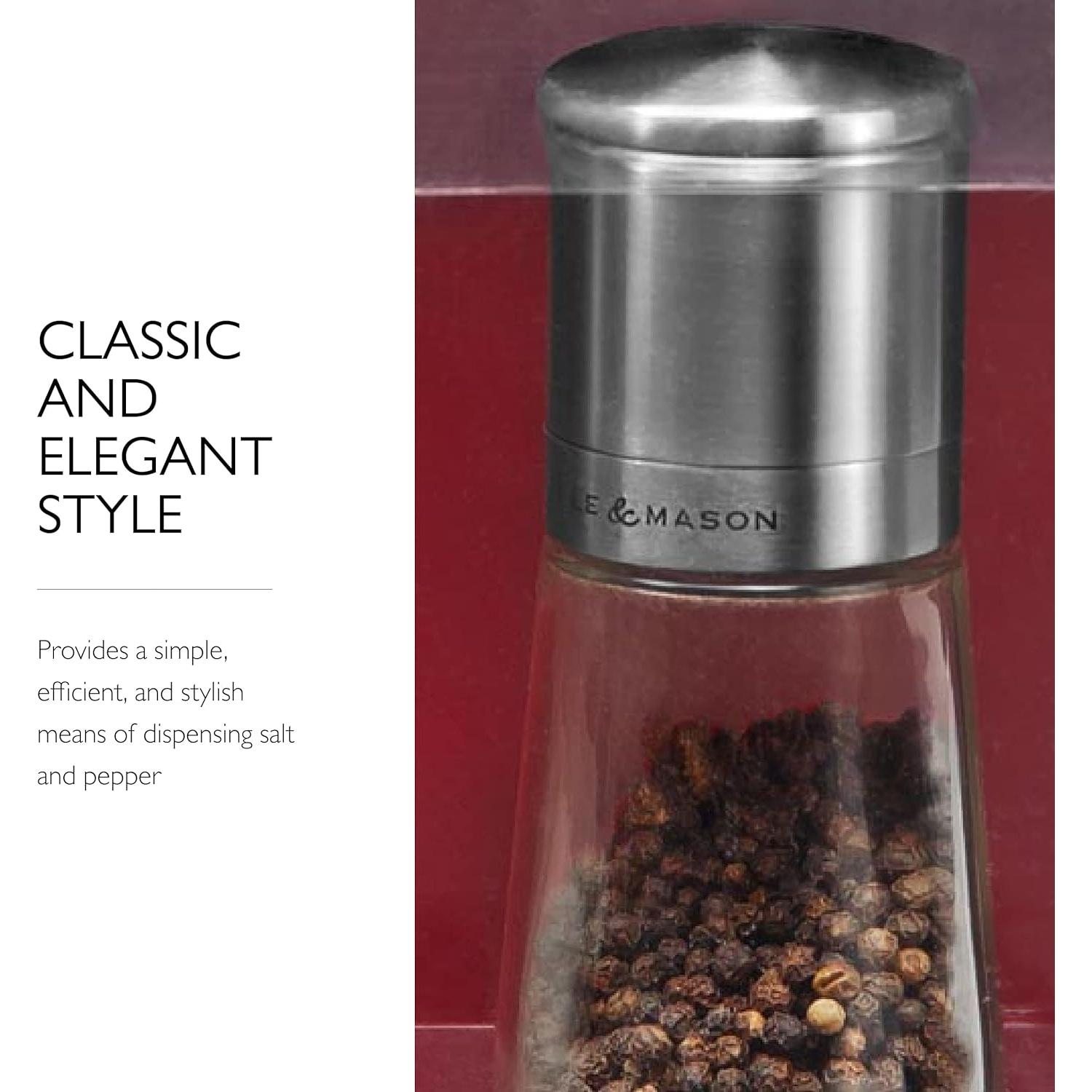 Conjunto de Molinillos de Sal y Pimienta Cole & Mason - Acero Inoxidable