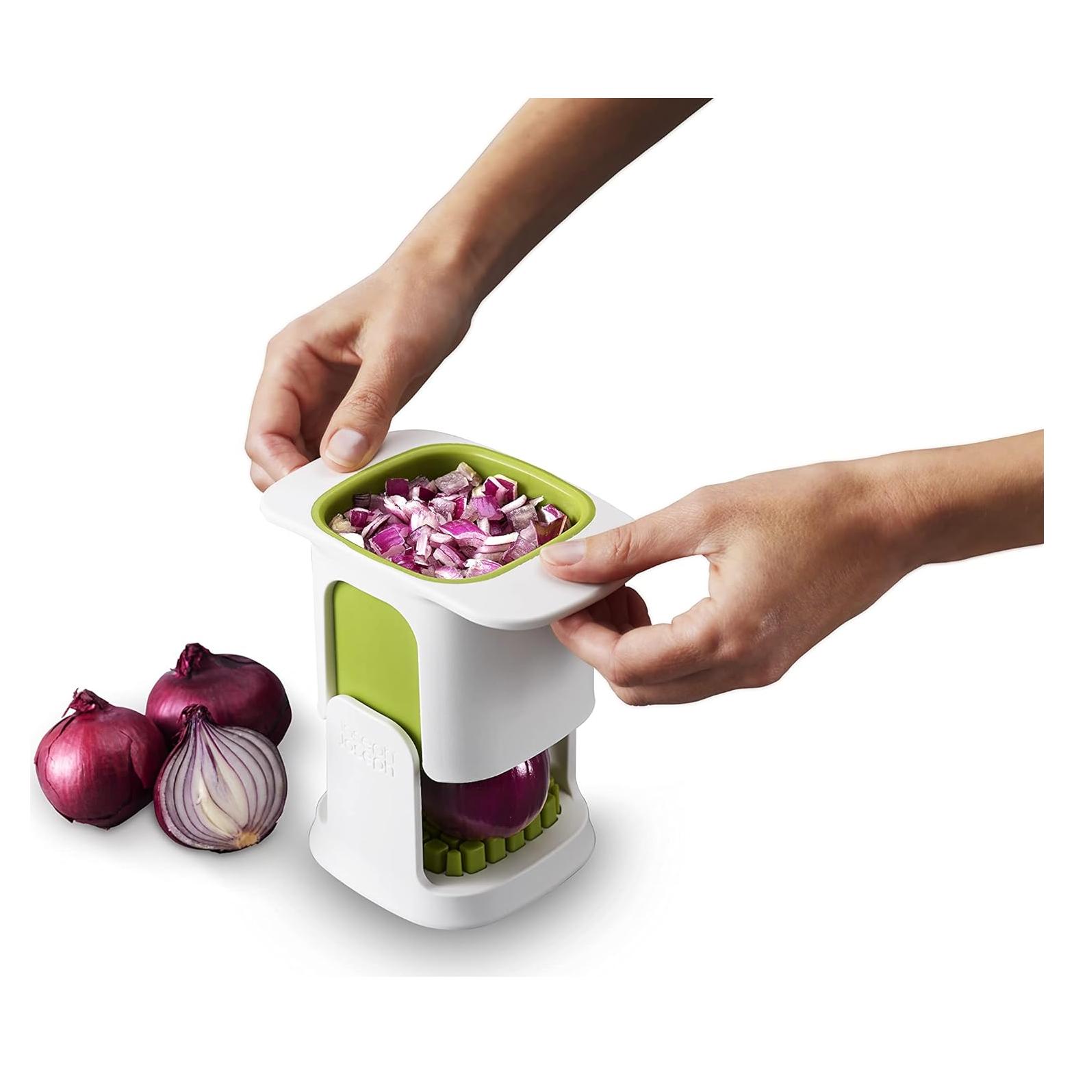 Picador de Verduras Joseph Joseph ChopCup, Cuchillas de Acero Inoxidable