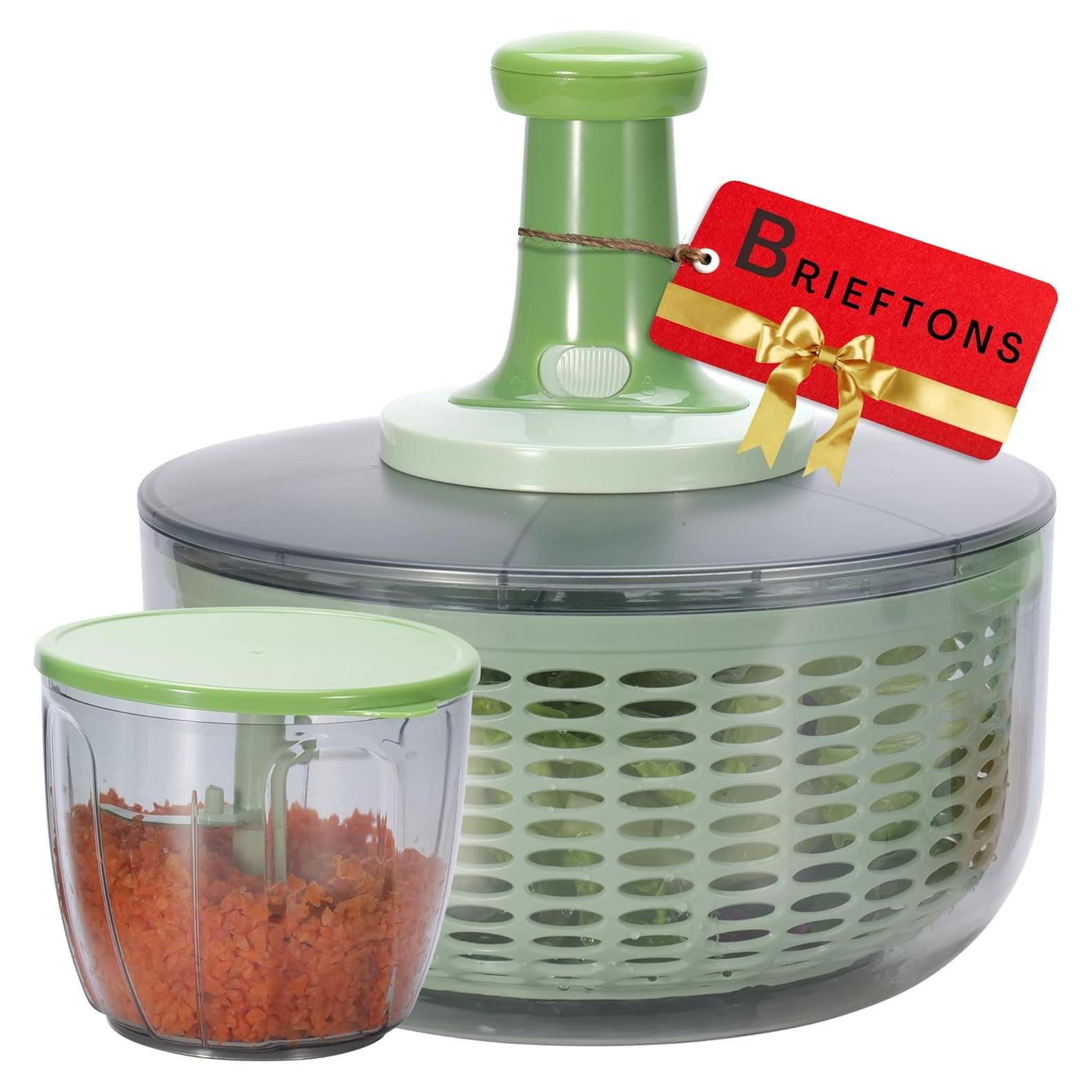 Ensaladera y Picadora Brieftons 6.34L - Compacta y Eficaz