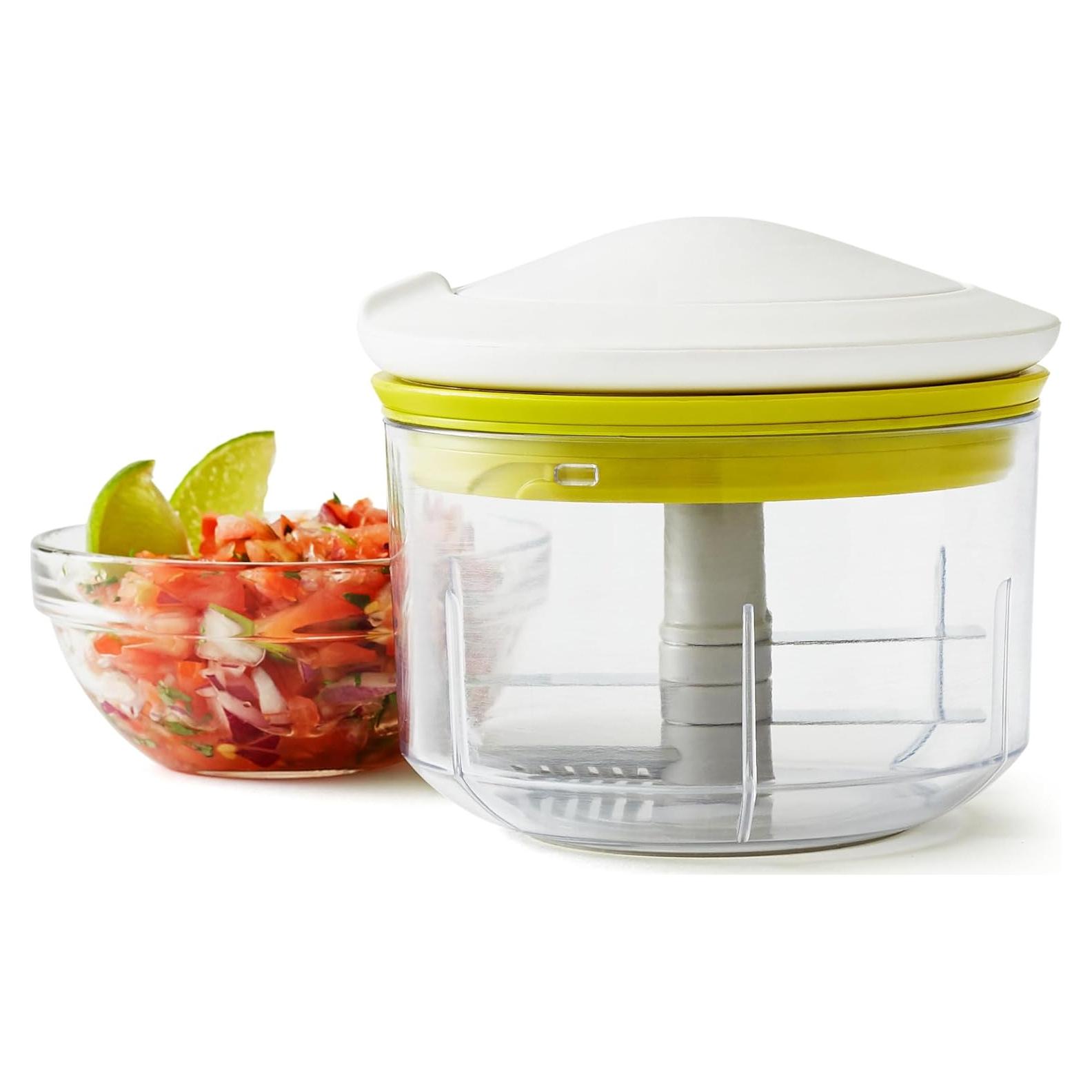Picador de Alimentos Manual Chef'n VeggiChop 0.9L Blanco