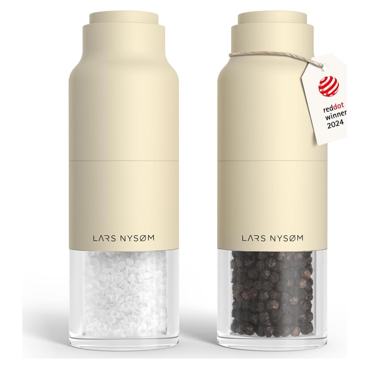 Juego de Molinillos de Sal y Pimienta LARS NYSØM Manual Acero Inoxidable