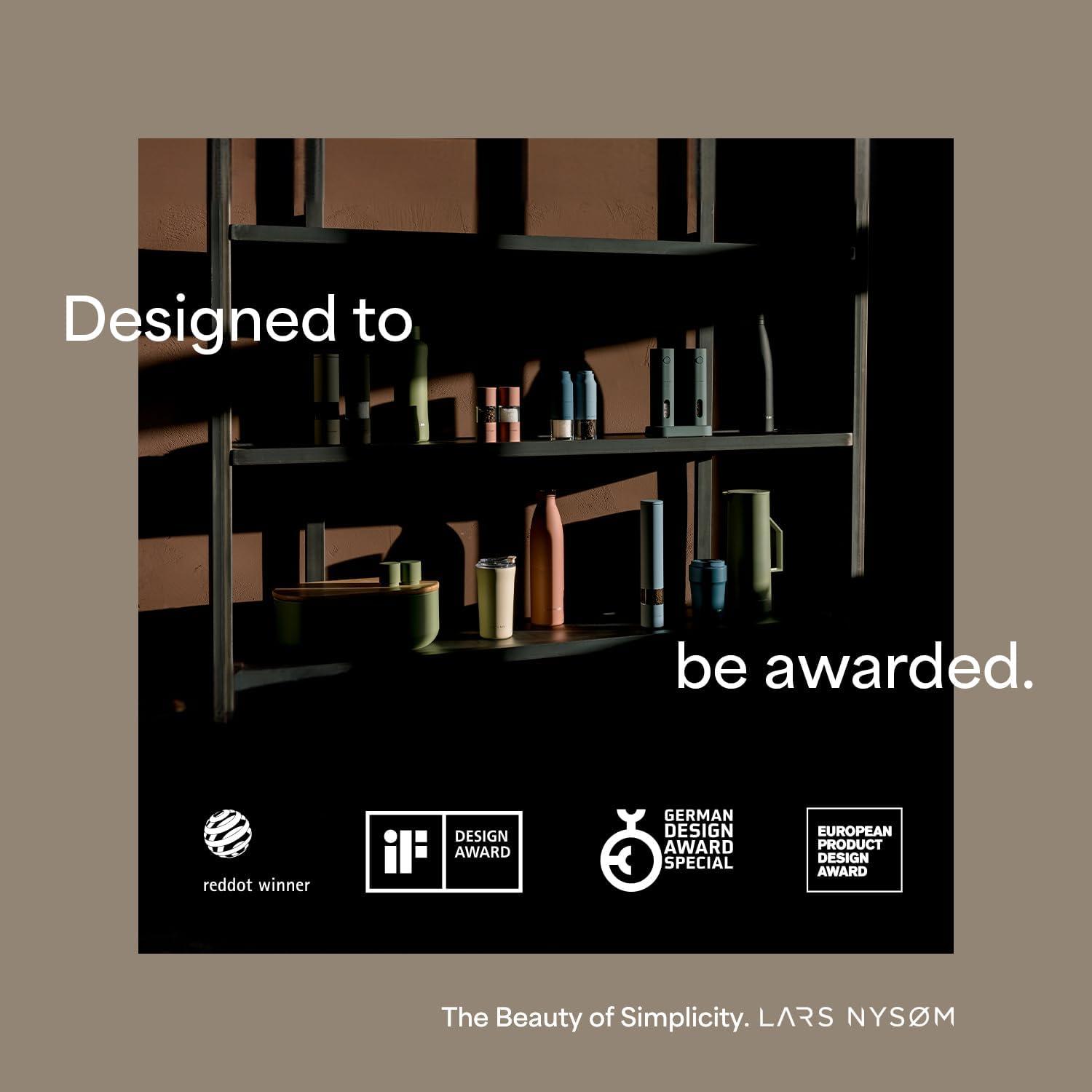 Juego de Molinillos de Sal y Pimienta LARS NYSØM Manual Acero Inoxidable