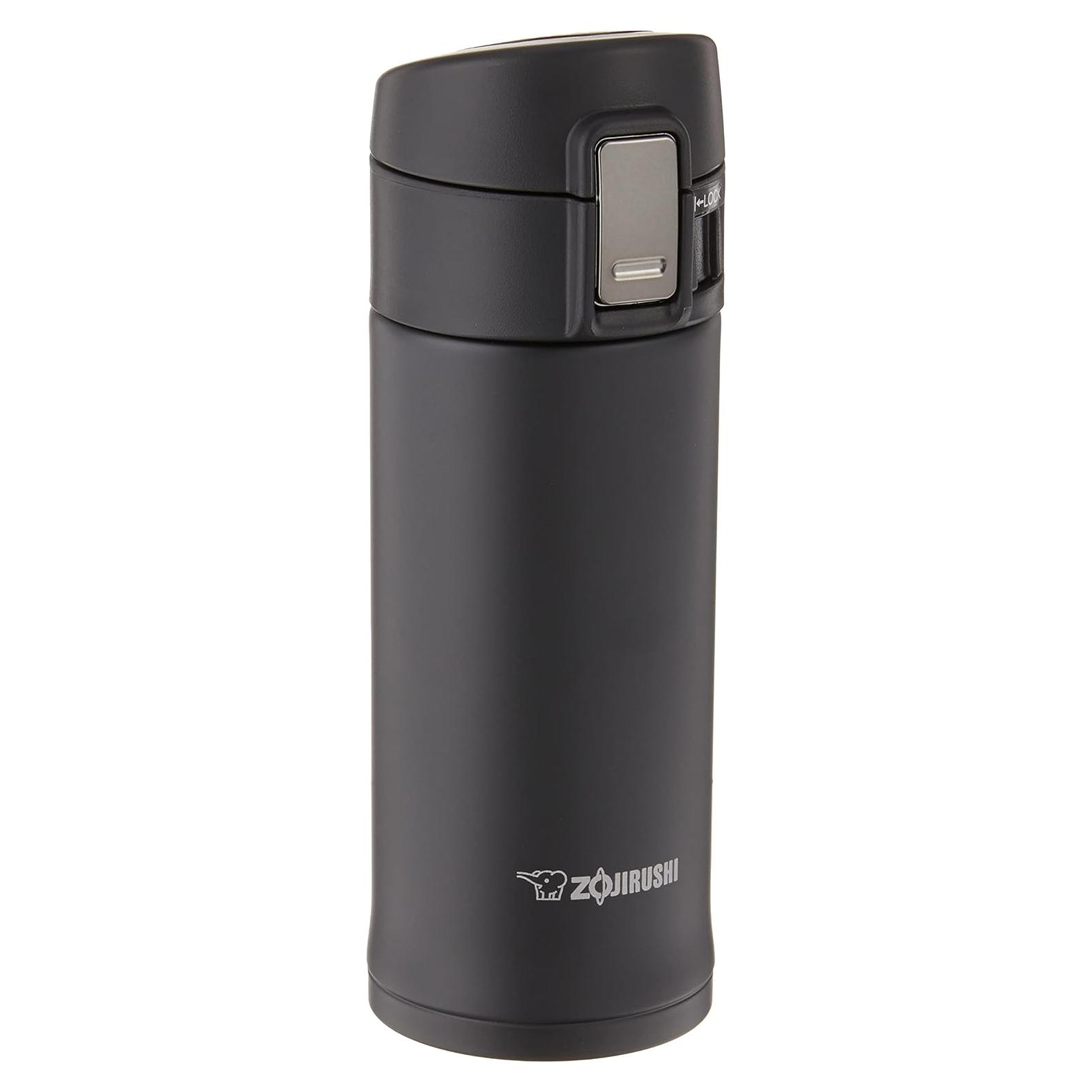 Taza de Acero Inoxidable Zojirushi Negra 0.48 Litros