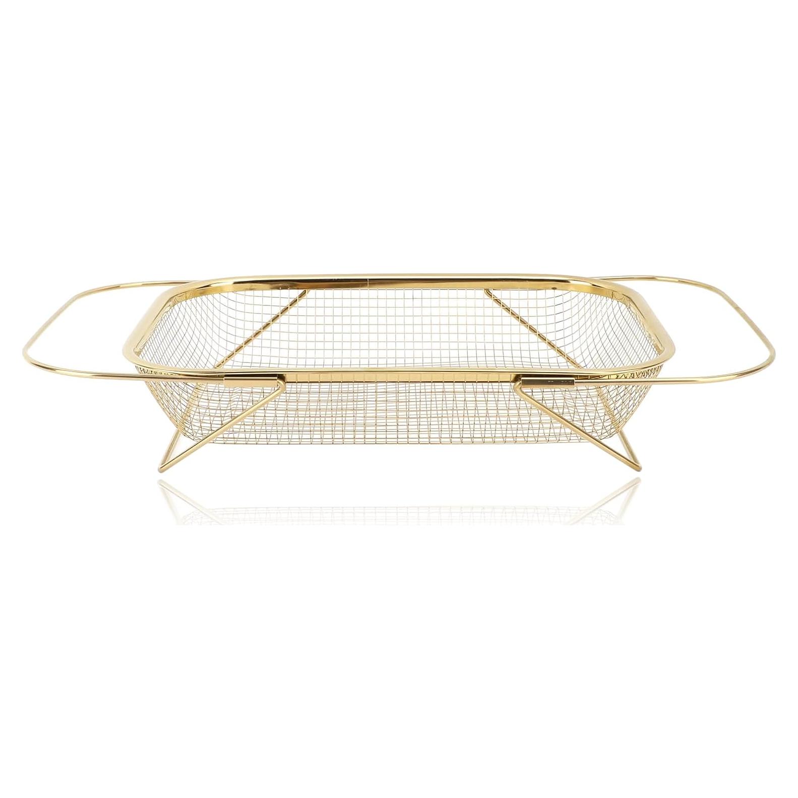 Colador de Fregadero Dpofirs Acero Inoxidable Expandible 46cm