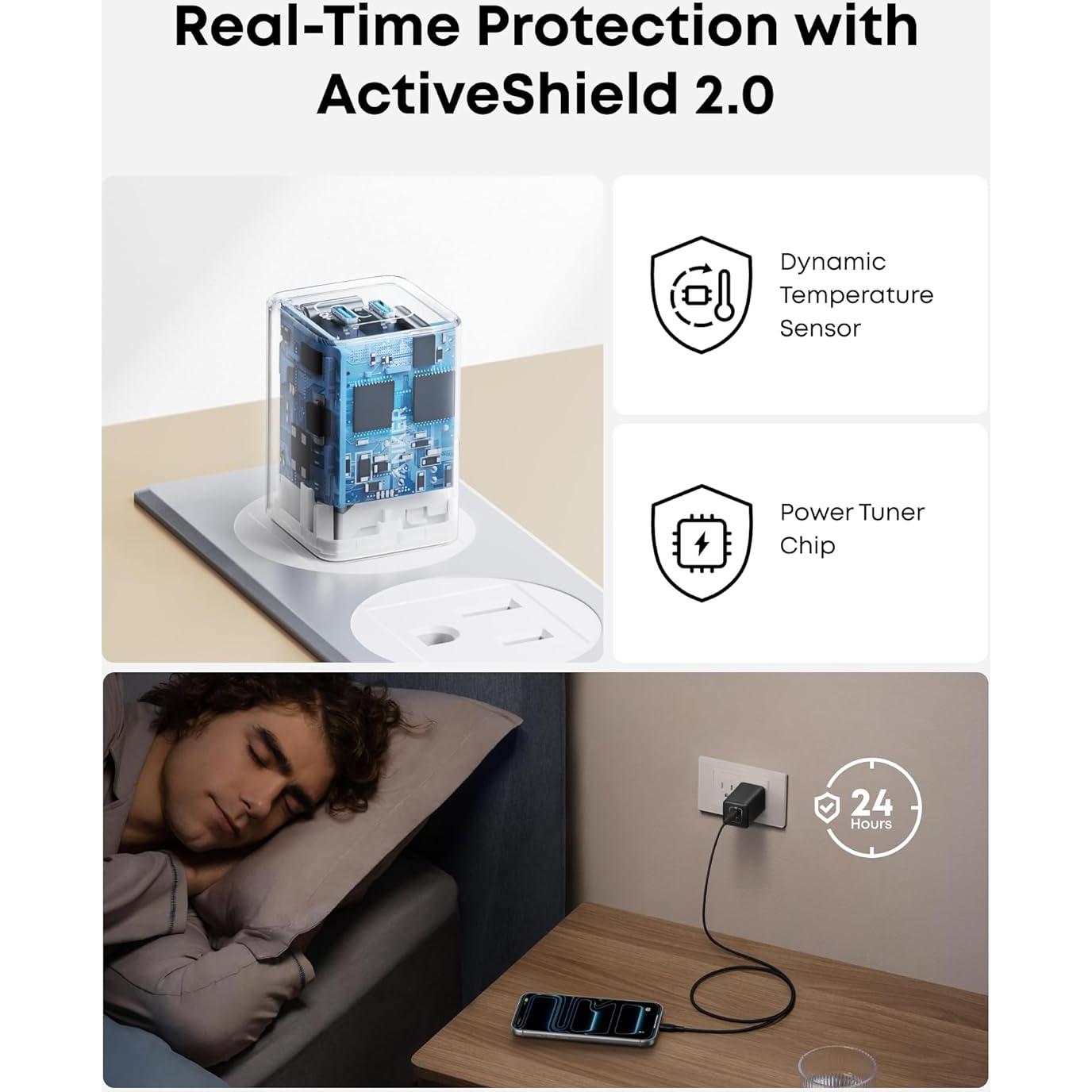 Cargador Anker Nano 3 47W USB-C Plegable para iPhone y MacBook