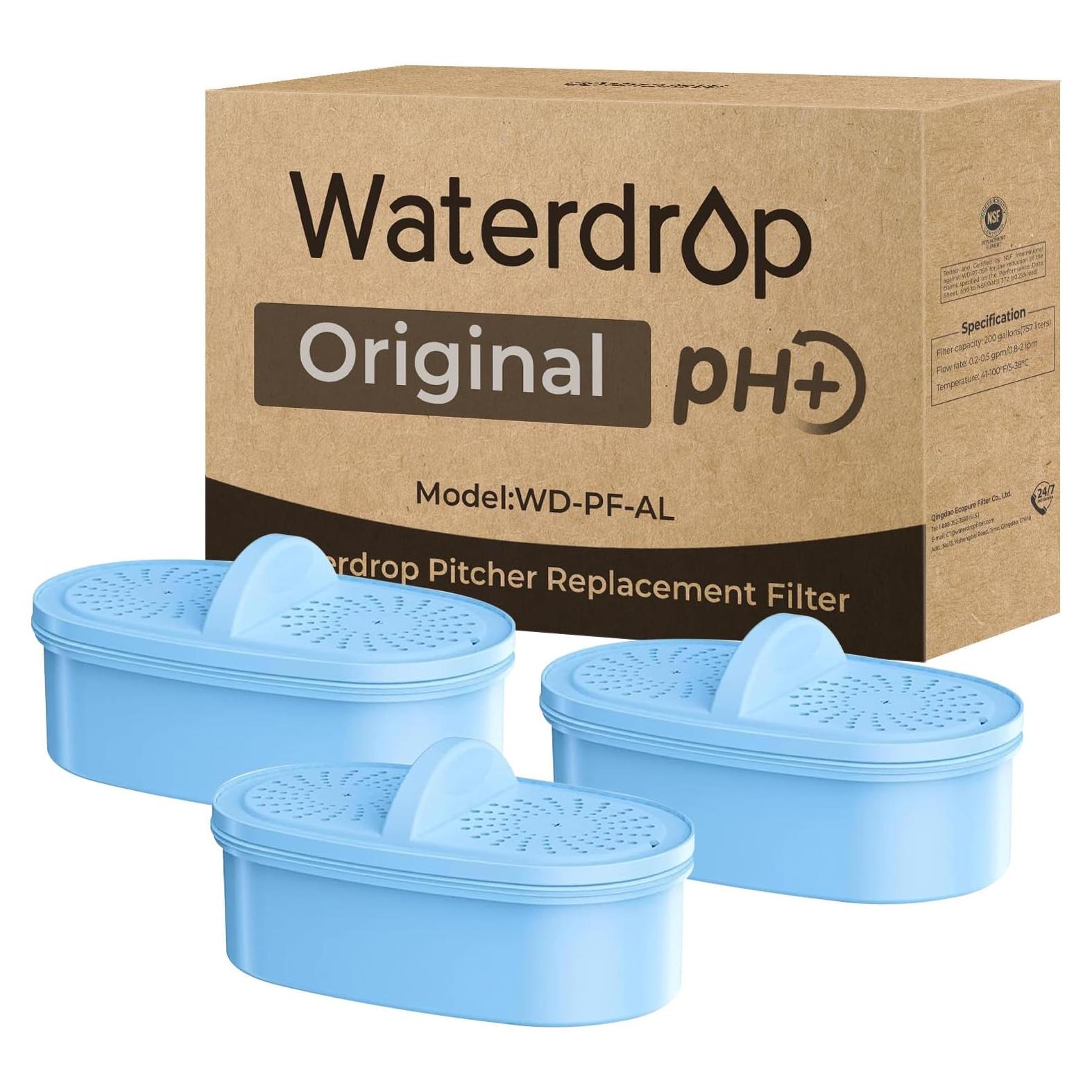 Filtro de Agua Alcalina Waterdrop WD-DF-AL-A - Paquete de 3