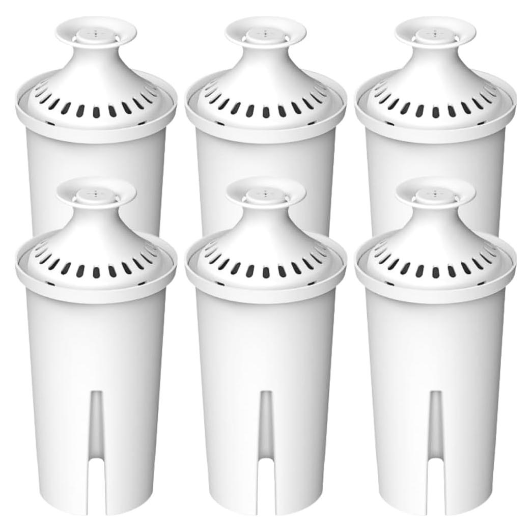 Filtro de Agua Max Strength Pro para Jarras Brita y Mavea, 6 Unidades