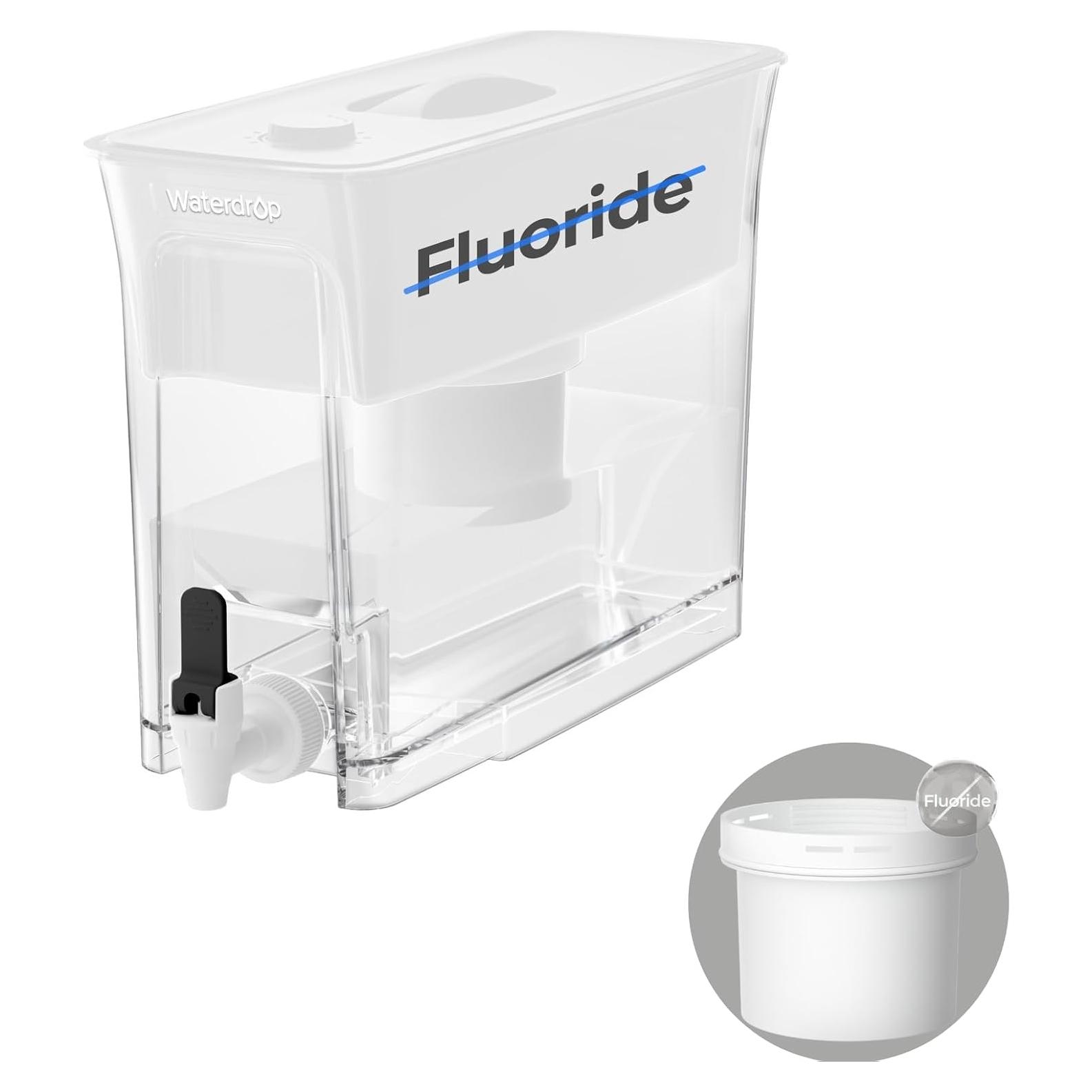 Dispensador de Agua Filtrada Waterdrop 35 Tazas Blanco