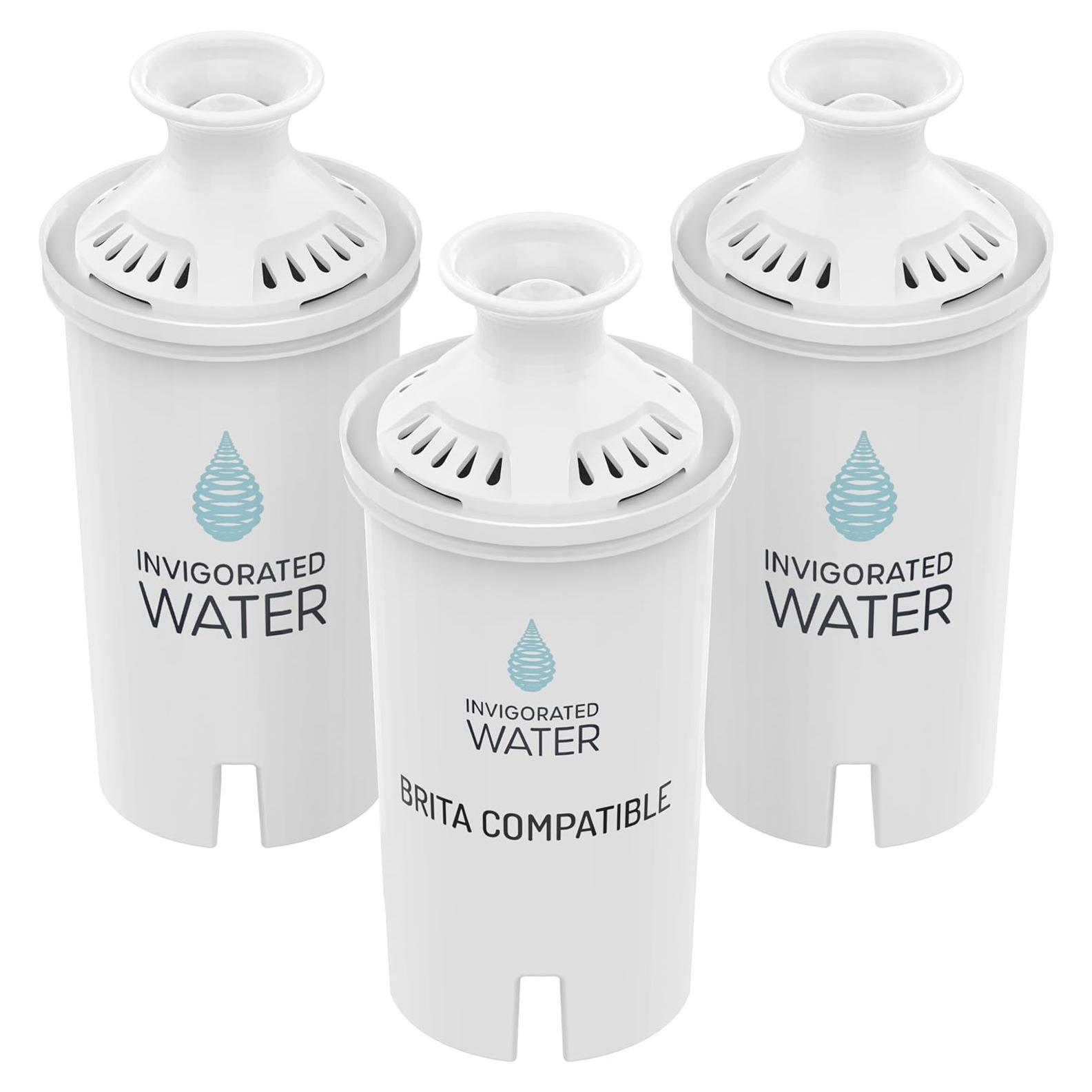 Filtros de Agua Alcalina Brita Agua Revitalizada - Paquete de 3