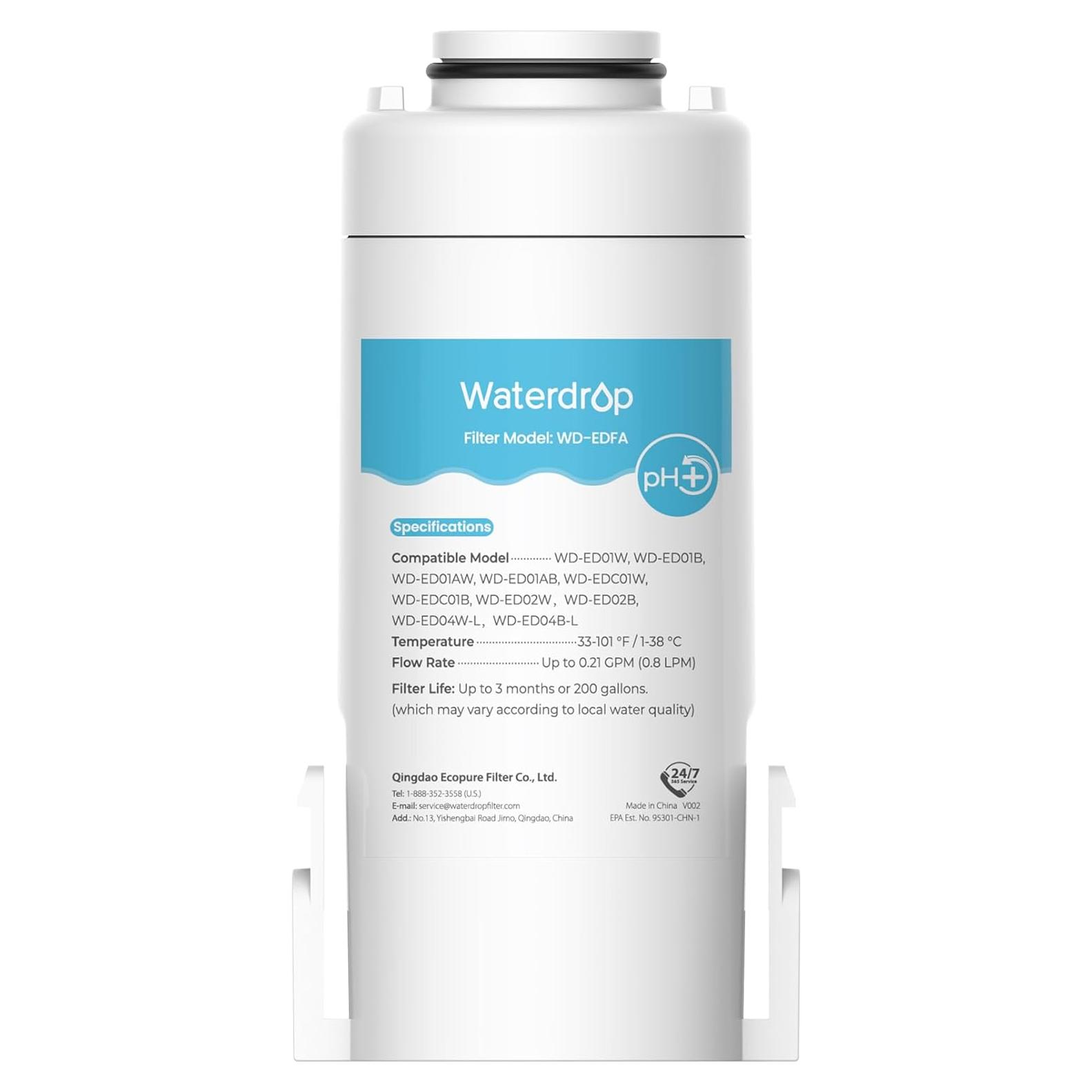 Filtro Alcalino Waterdrop WD-EDFA para Jarra Eléctrica 1 Unidad