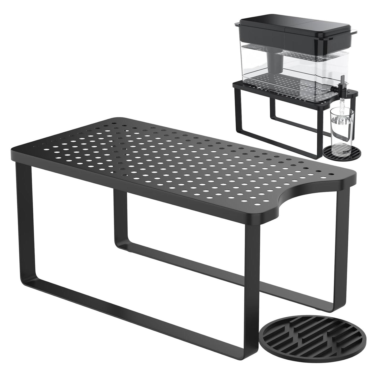 Soporte de metal para dispensador de agua Brita con bandeja