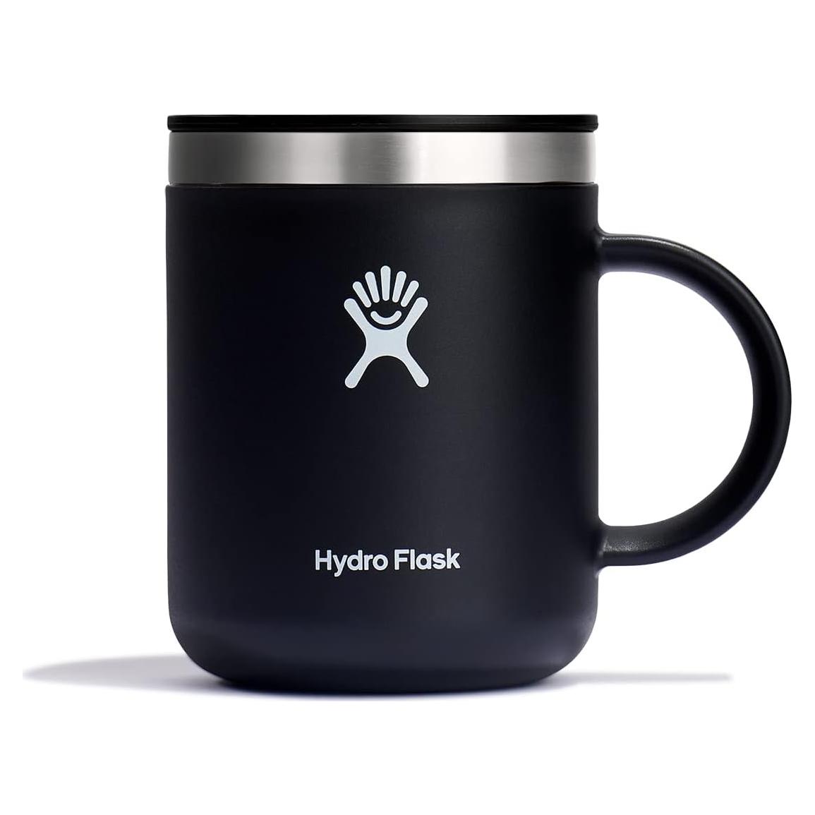 Taza Hydro Flask 12 oz Negra - Acero Inoxidable Aislada