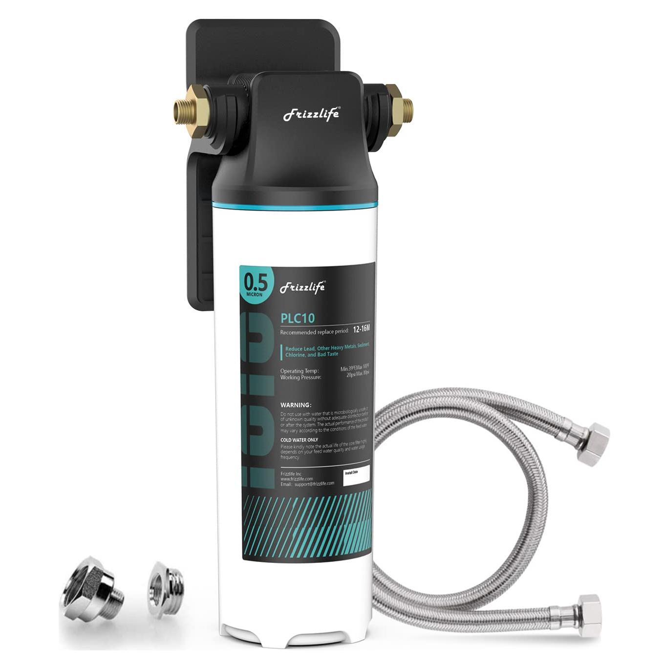 Filtro de Agua Bajo Fregadero Frizzlife SW10, 0.5 Micrones, 30L