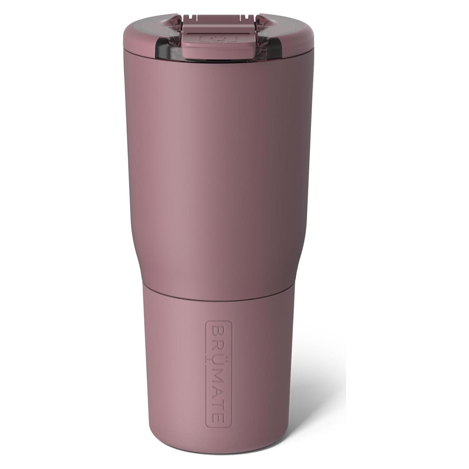 Taza de Viaje Aislada BrüMate Nav 25oz Rosa Taupe 100% a Prueba de Fugas