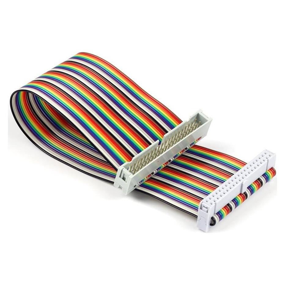 Cable de cinta GPIO 40 pines MakerSpot 20.3 cm macho a hembra