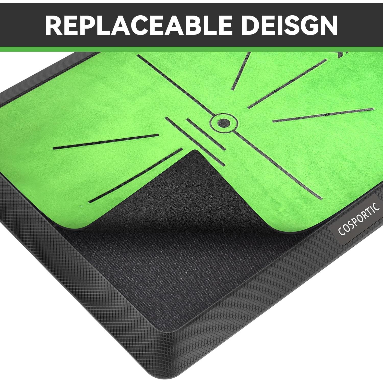 Alfombra de Golf COSPORTIC 40x30 cm con Retroalimentación