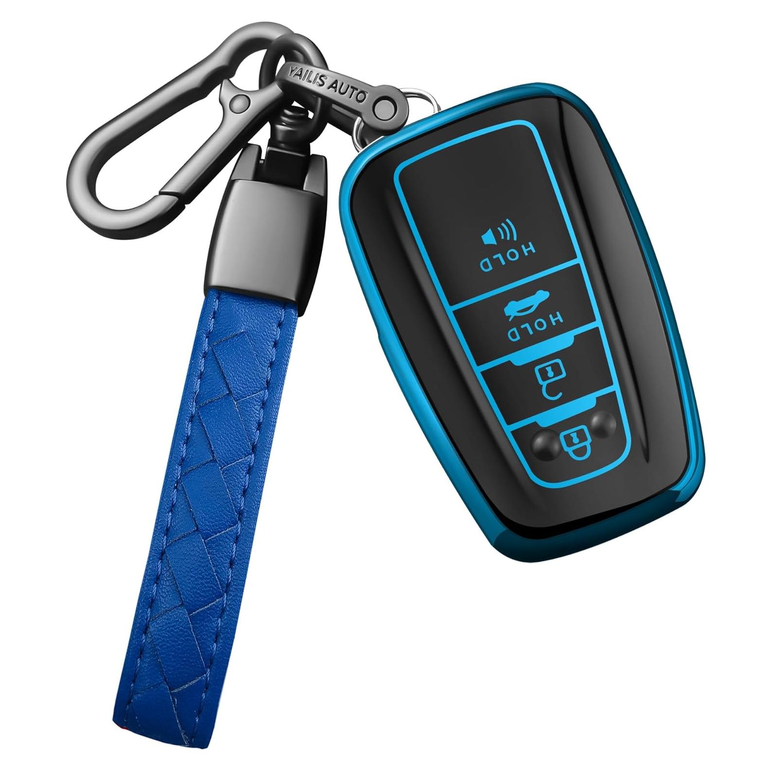 Funda de Llave Sindeda para Toyota RAV4 Camry Corolla Azul