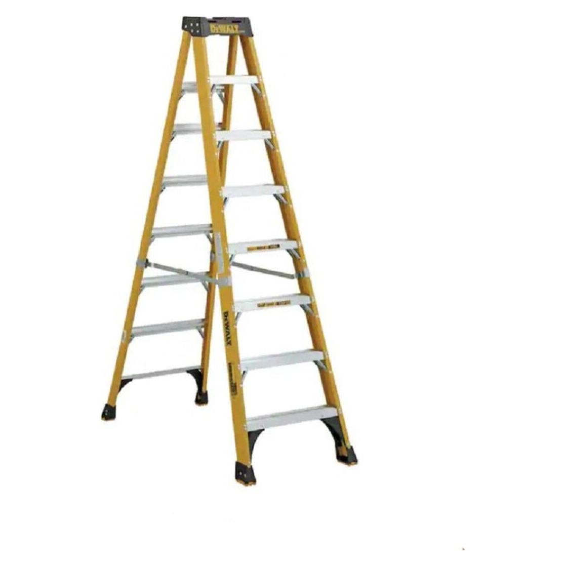 Escalera DeWalt de Fibra de Vidrio 8 Pies 226.8 kg DXL3810-08