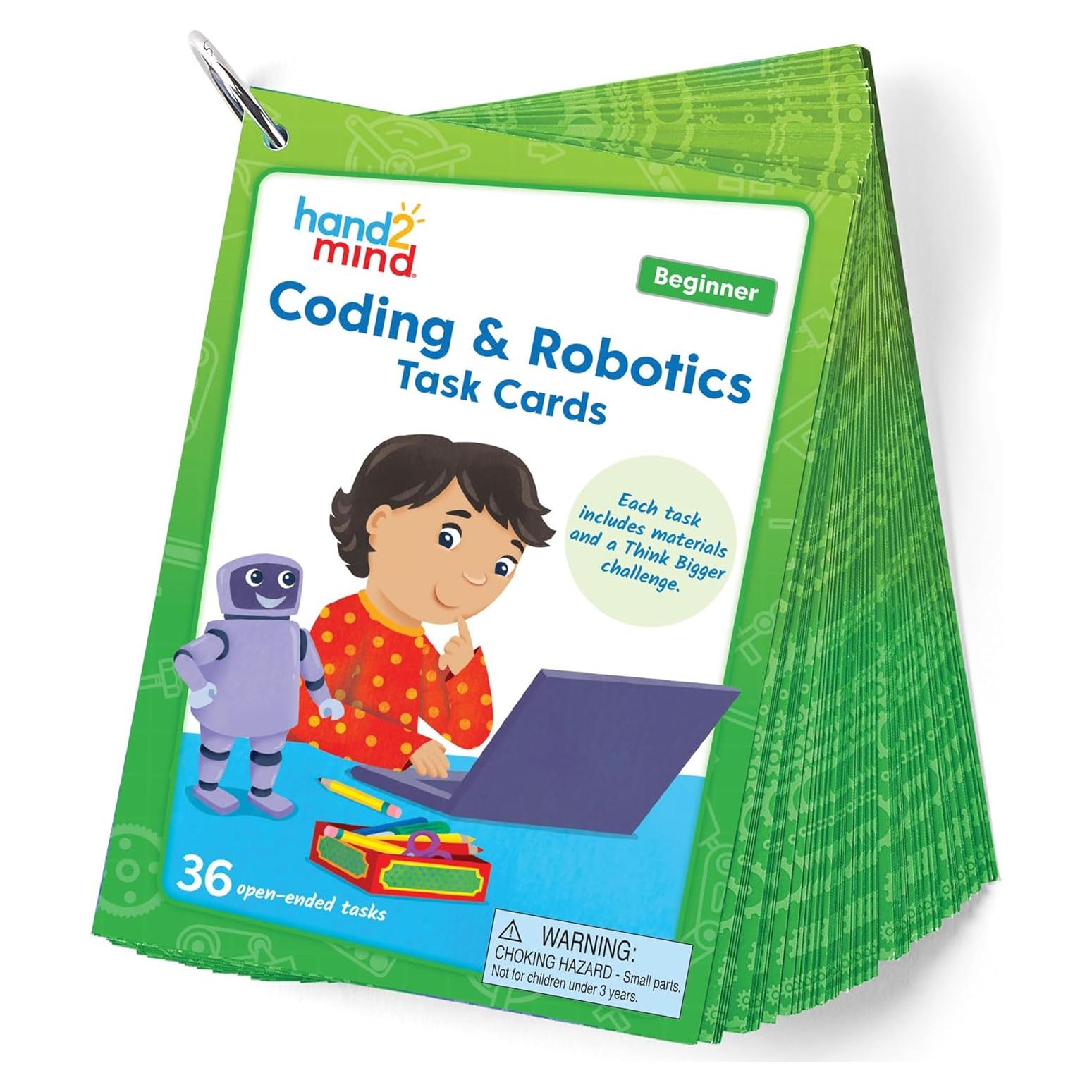 Tarjetas de Tarea de Codificación y Robótica hand2mind - 36 Proyectos STEM