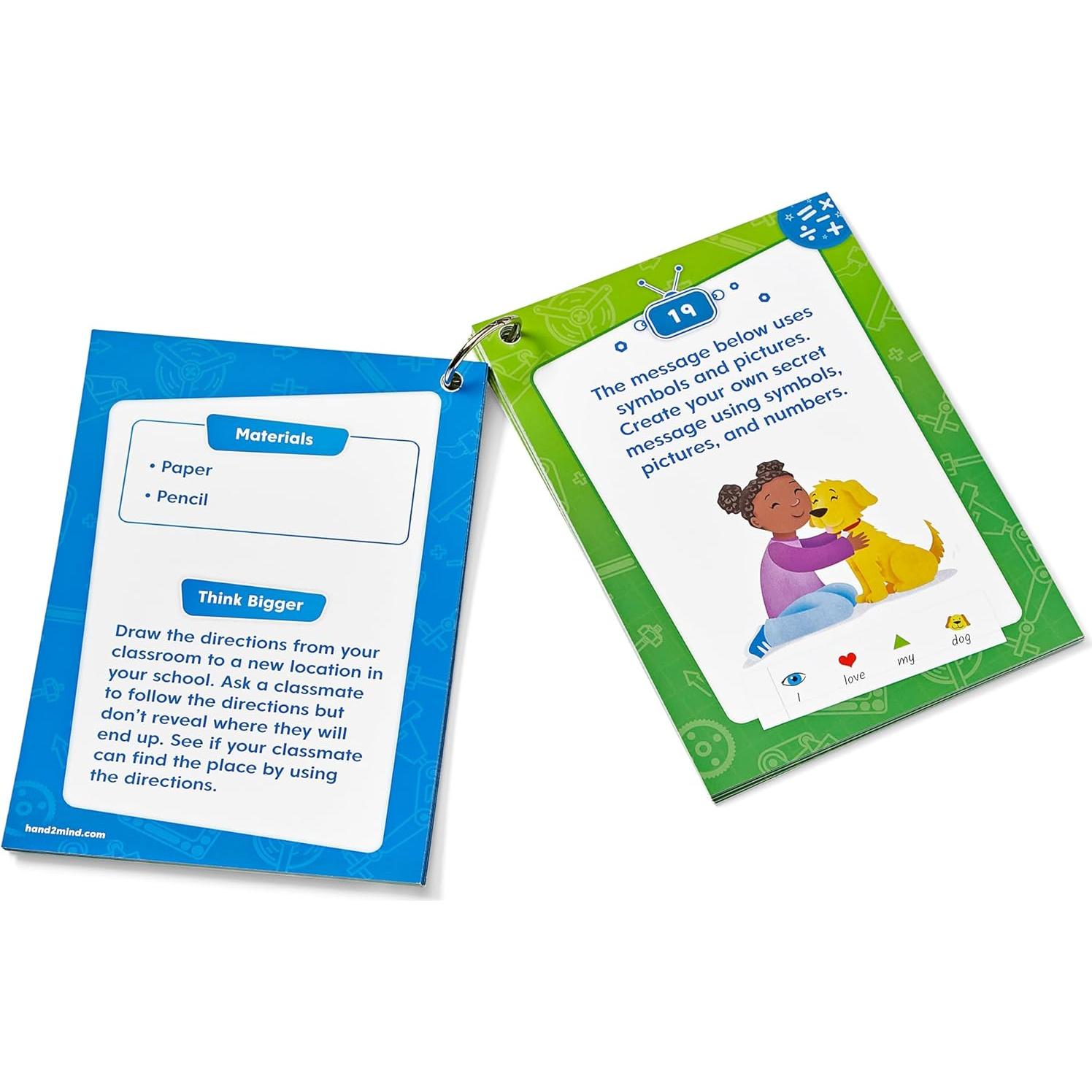 Tarjetas de Tarea de Codificación y Robótica hand2mind - 36 Proyectos STEM