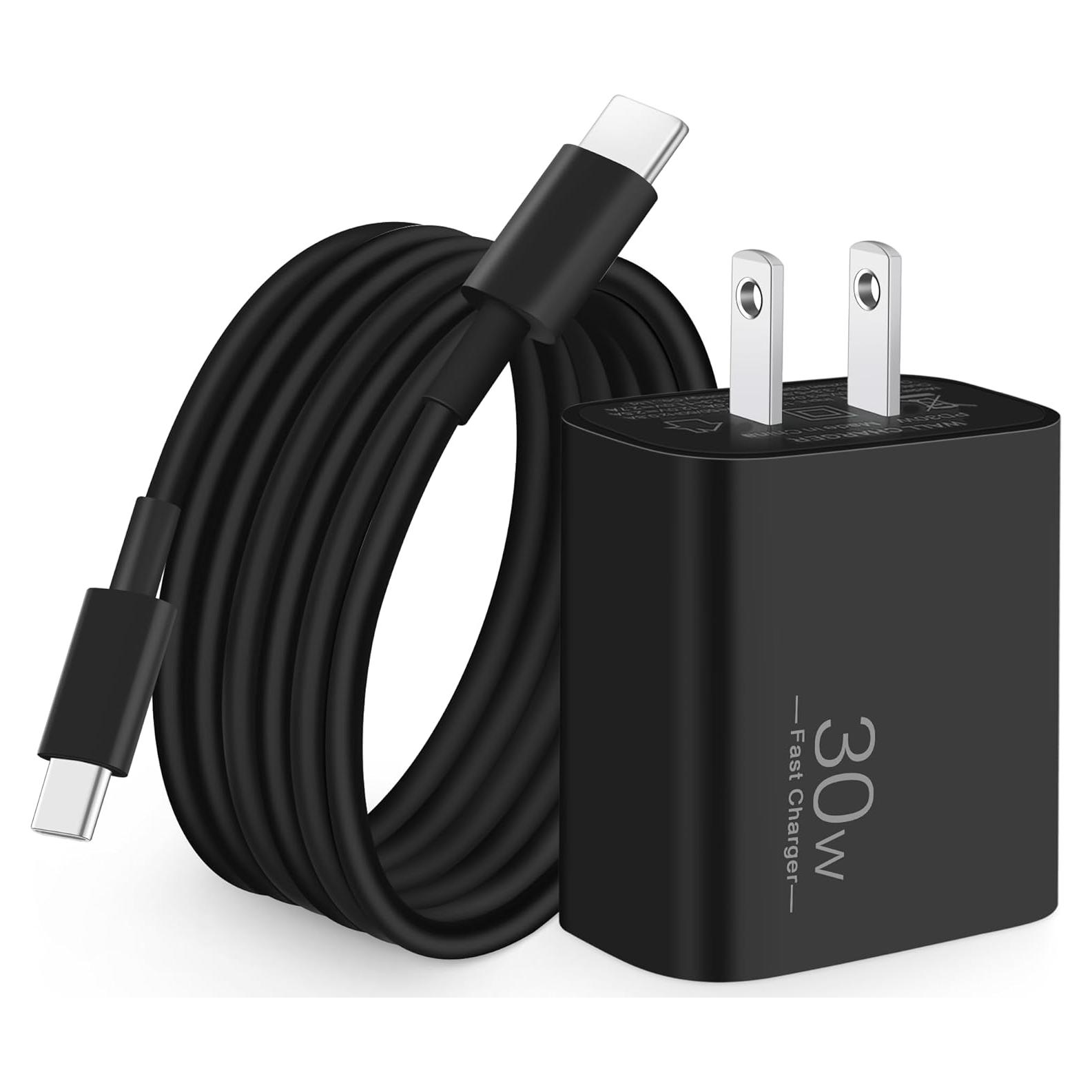 Cargador Rápido USB C 30W para Google Pixel 10/9/8/7/6/5