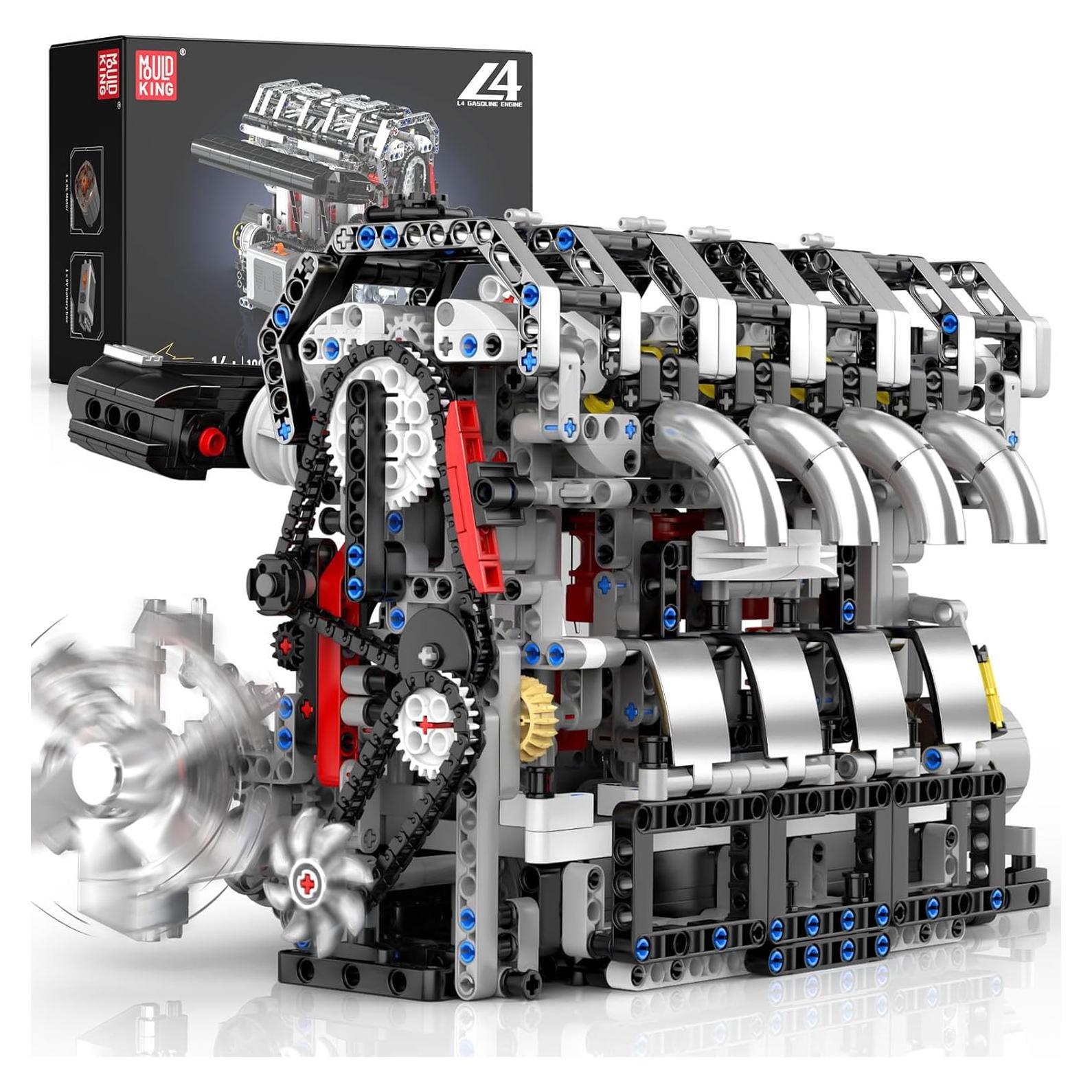 Kit de Modelo Motor L4 Mould King 10087 - 1897 Piezas STEM