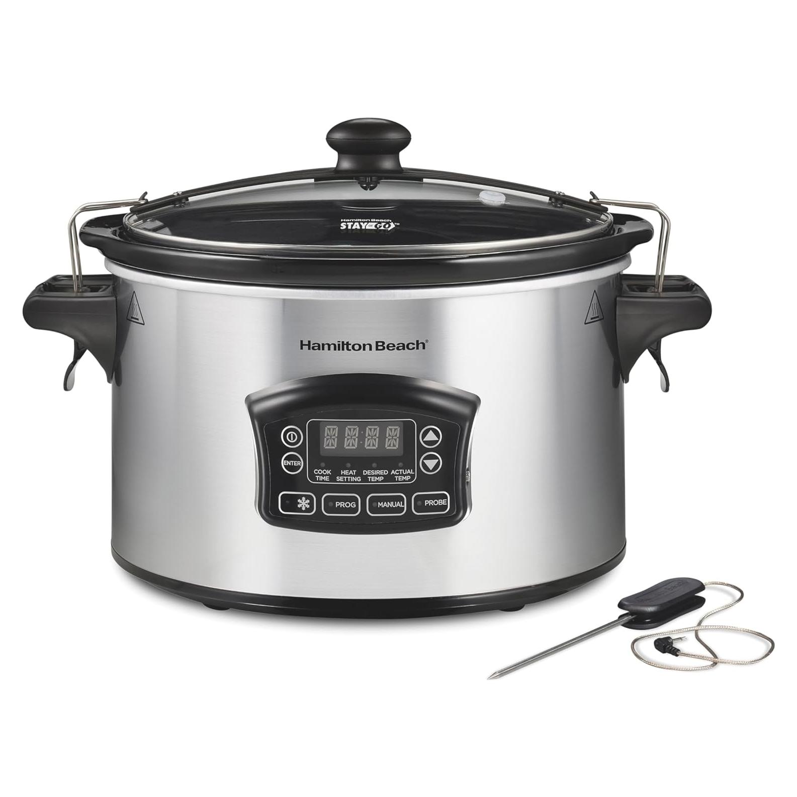 Olla de Cocción Lenta Hamilton Beach 6 Cuartos Digital Programable