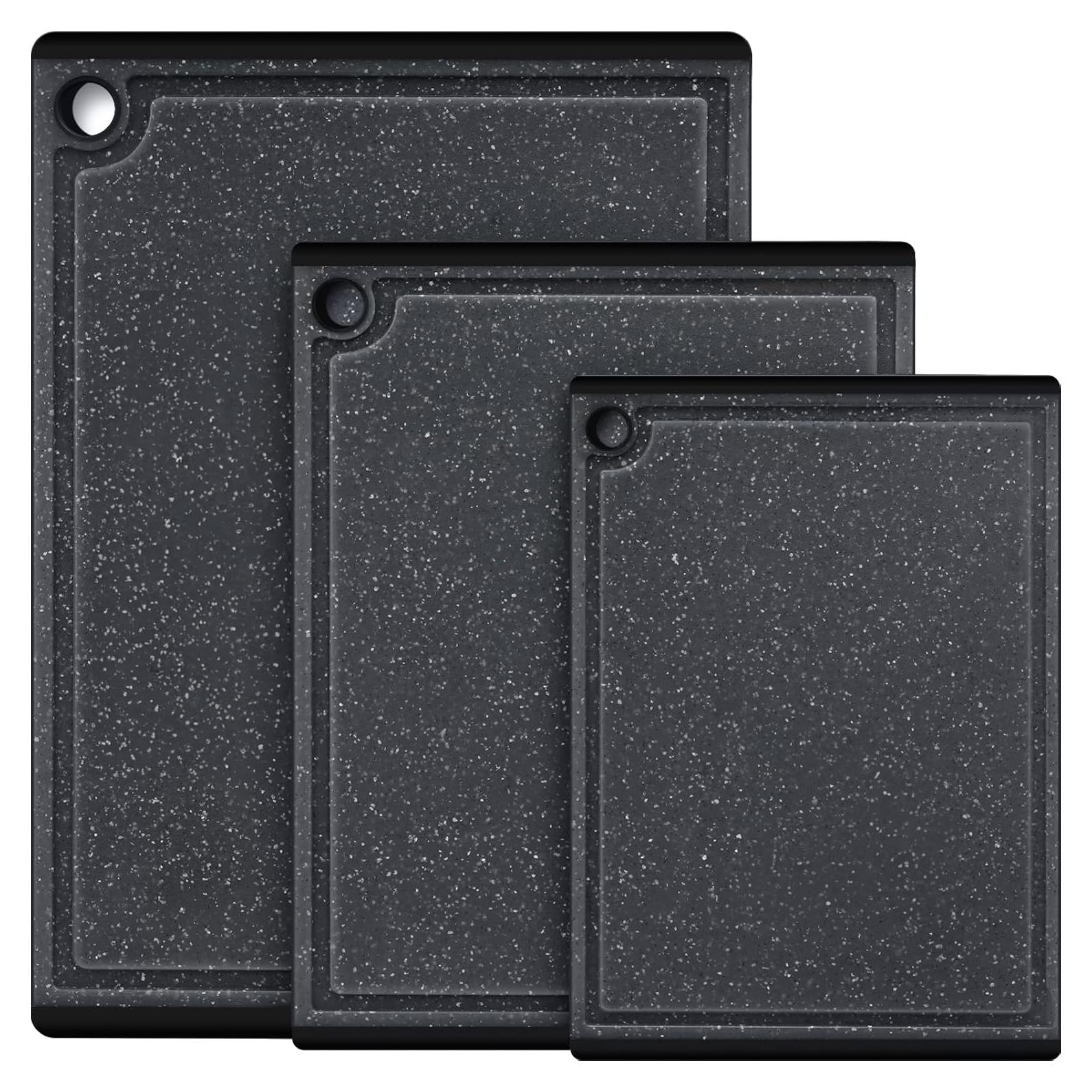 Juego de 3 Tablas de Cortar Antideslizantes Kikcoin 38.1cm