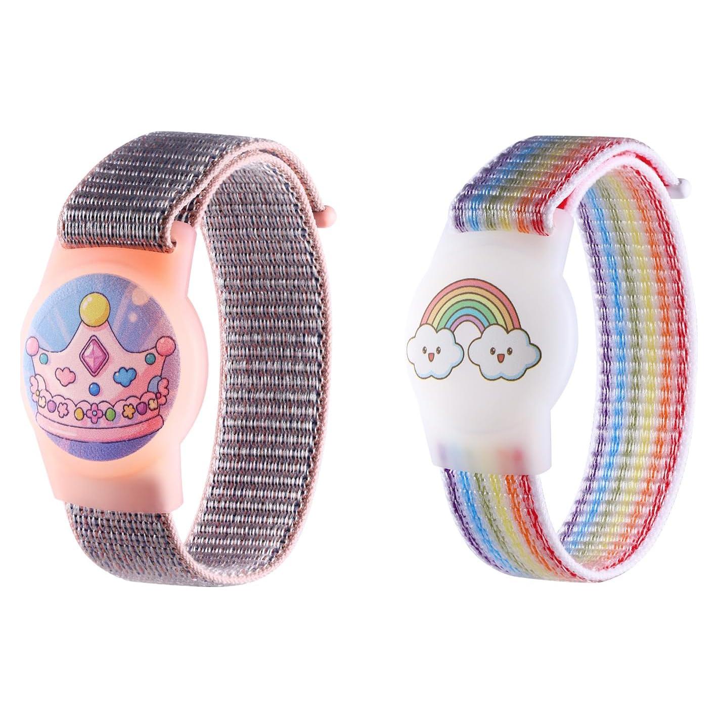 Pulsera Ajustable para Niños con AirTag - Nylon Impermeable