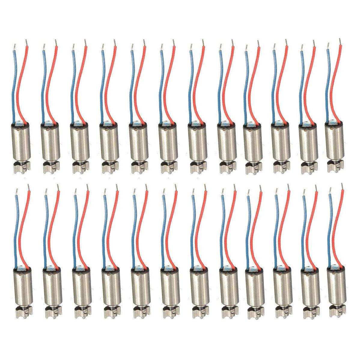 Motor vibrante micro sin núcleo YXQ 6x14mm DC 1.5V-3V 5000RPM 24Pcs
