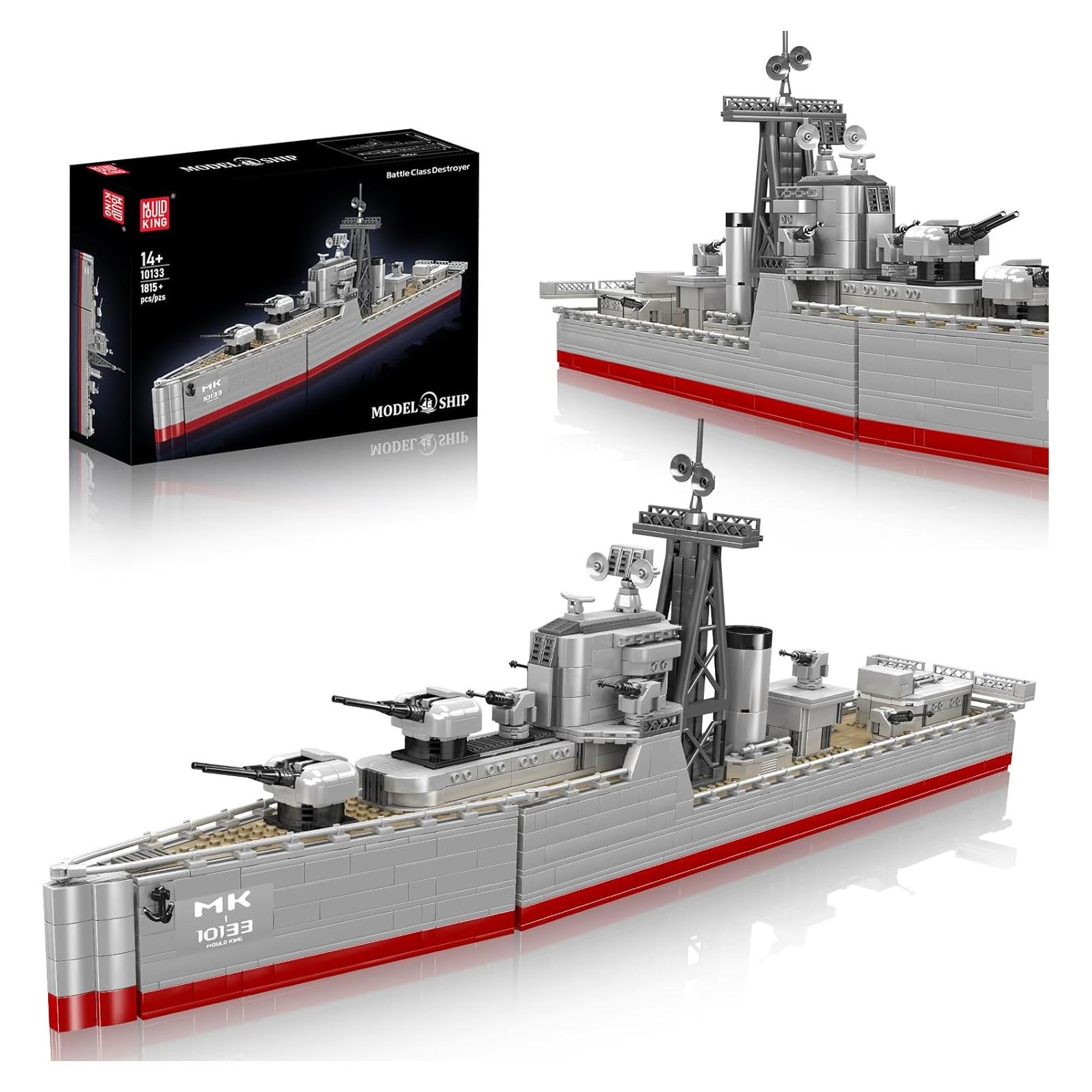 Conjunto de Construcción Acorazado Mould King 10133 1815 Piezas